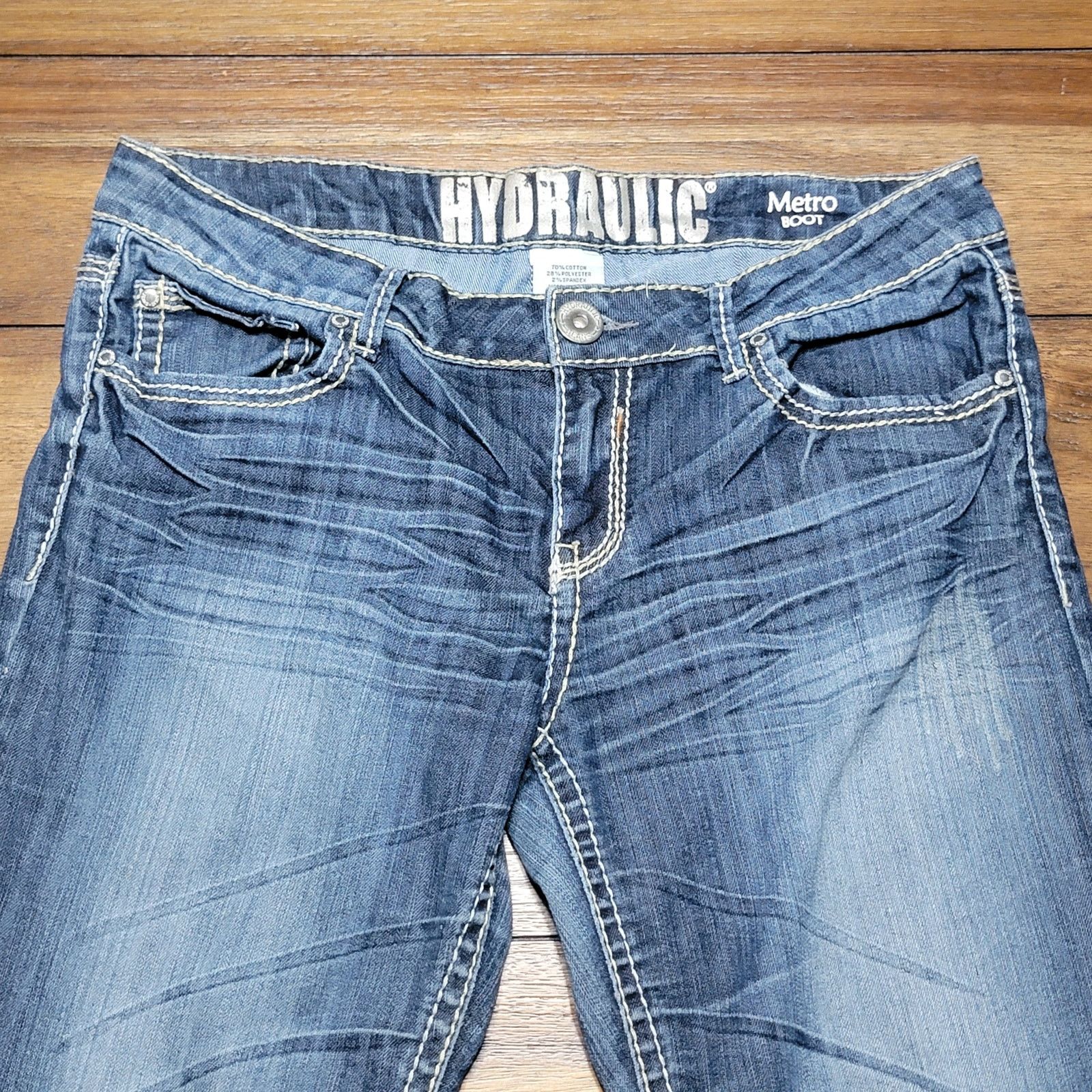 Other Hydraulic Metro Boot Denim Jeans - Size 13/14 Size 34" / US 12 / IT 48 - 2 Thumbnail