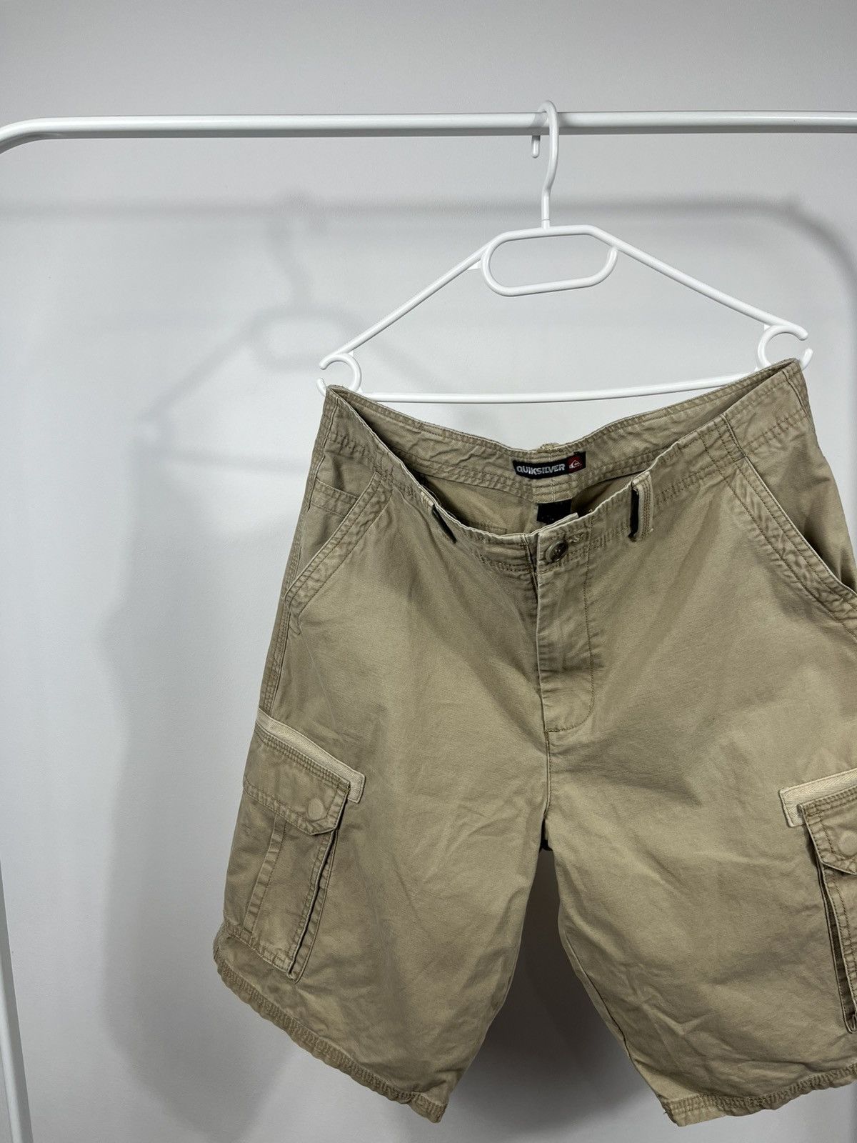 Quiksilver Quiksilver Beige Cargo Shorts Utility Style Size 34 Size US 34 / EU 50 - 6 Thumbnail