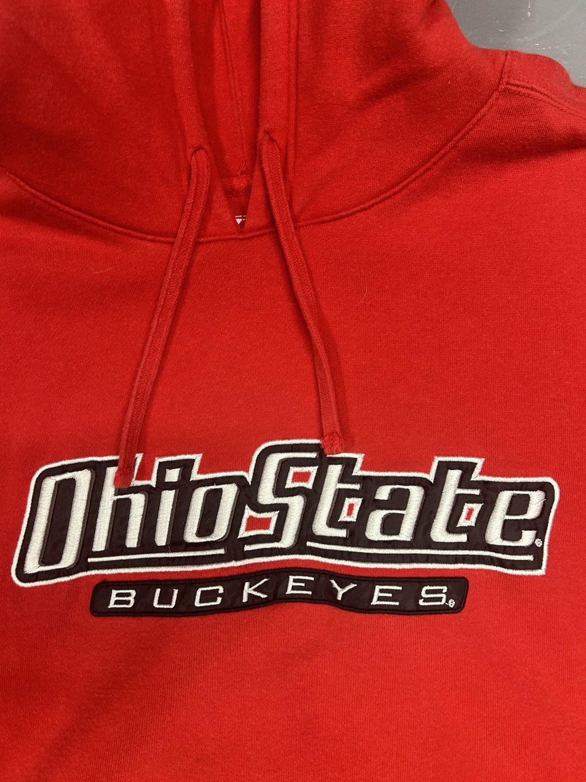Vintage Crazy Vintage Y2K Essential Red Ohio State University Hoodie Size US XL / EU 56 / 4 - 2 Thumbnail