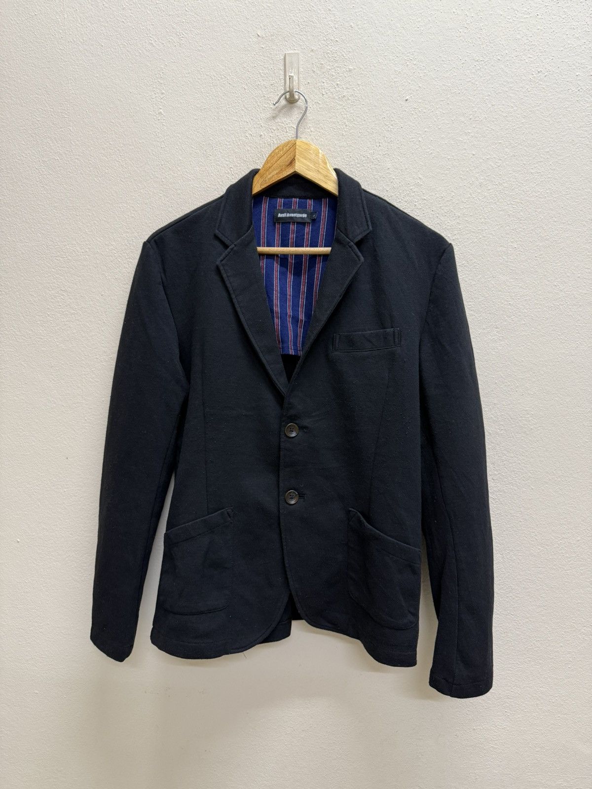 Japanese Brand Avail AvantGarde Casual Blazers Jacket Double Blend Size 38S - 16 Thumbnail