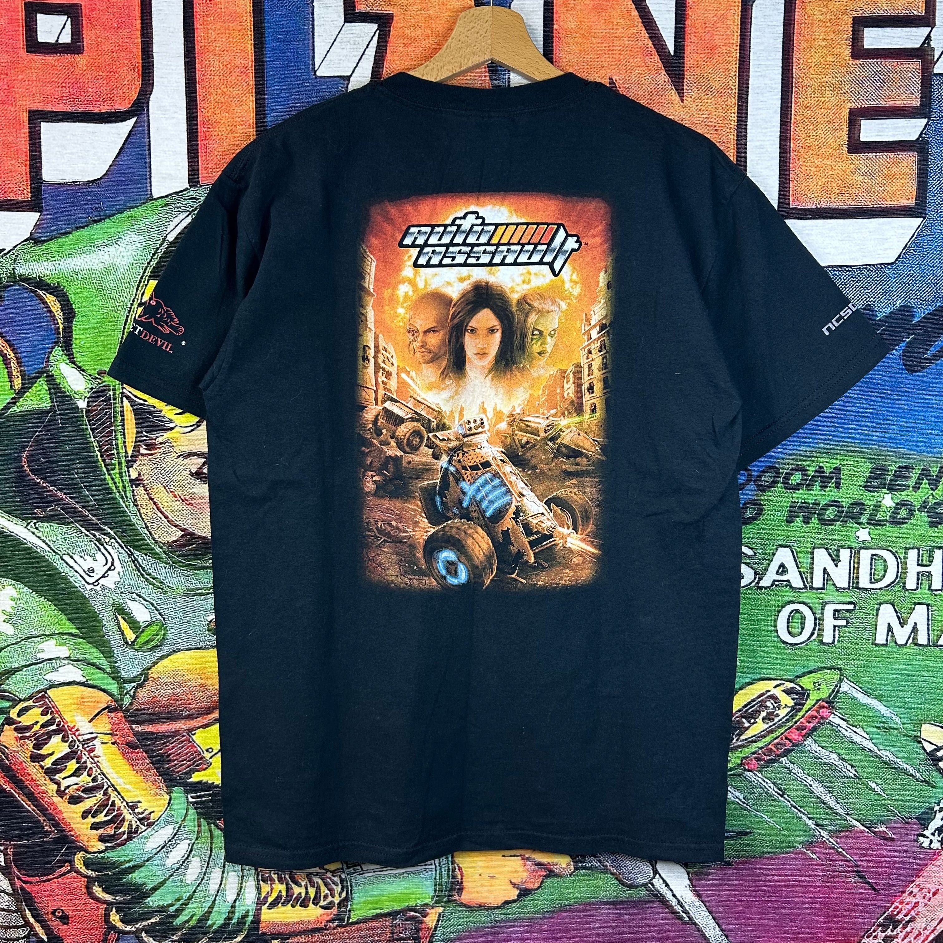 Vintage Auto Assault Video Game Tee Size Medium Size US M / EU 48-50 / 2 - 1 Thumbnail