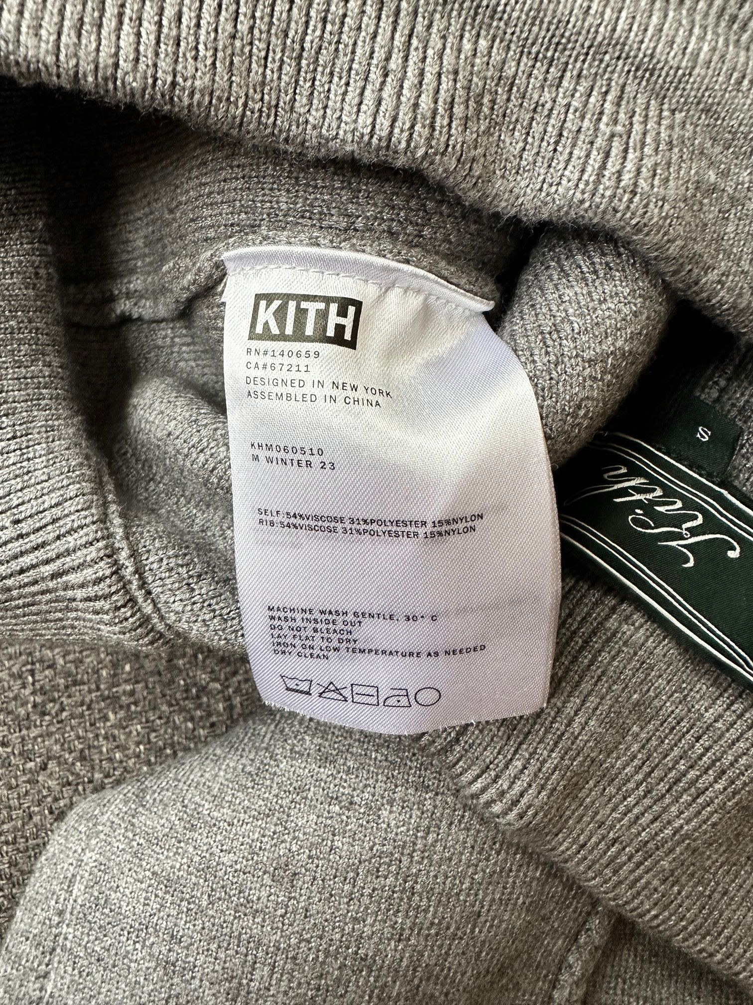 Kith Heavy Knit Elwood Pant Heather Grey