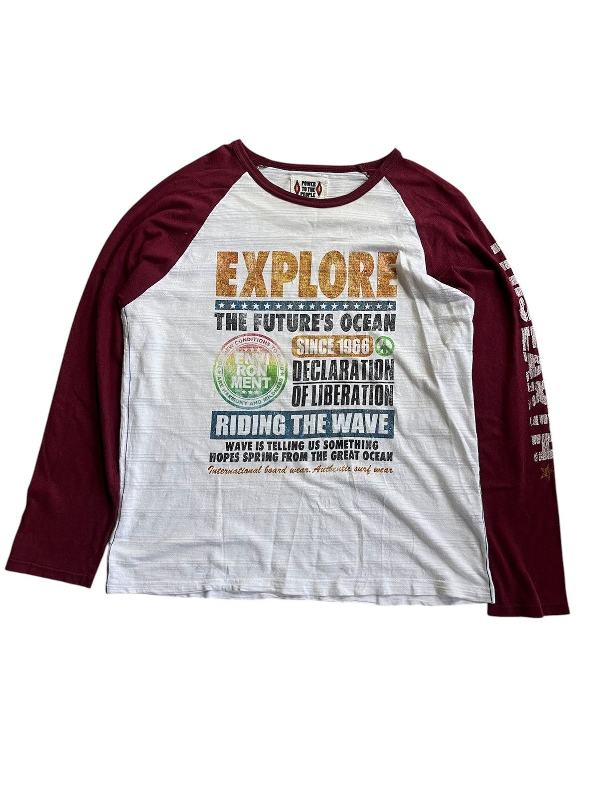 Hysteric Glamour × Japanese Brand JAPANESE Y2K EXPLORE POEM LONGSLEVEE Size US S / EU 44-46 / 1 - 1 Thumbnail