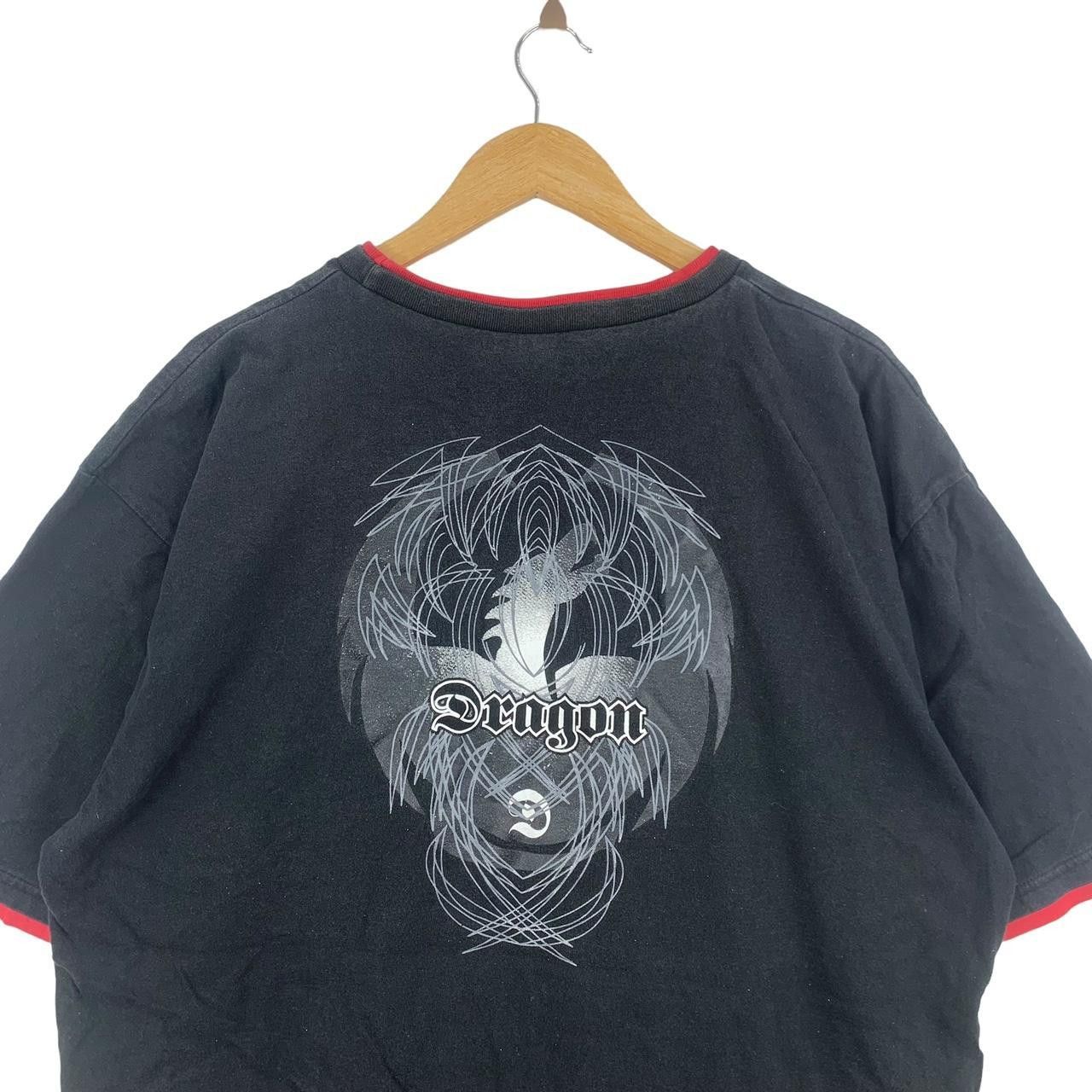 Vintage Vintage 90’ DRAGON HIP HOP RAP Ringer Tee Shirt Size US XXL / EU 58 / 5 - 6 Thumbnail