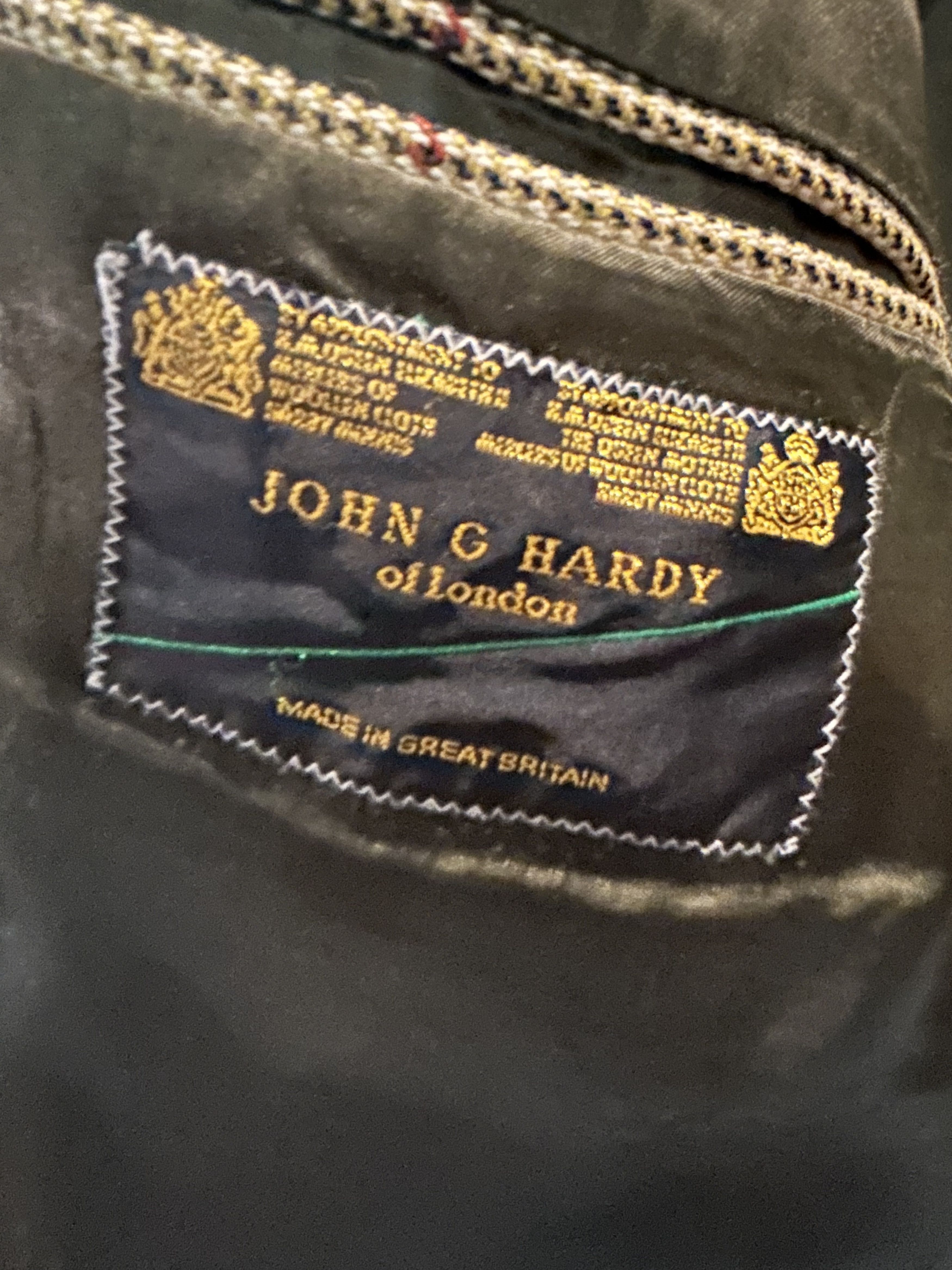 Other John G Hardy of London Size 48L - 2 Thumbnail