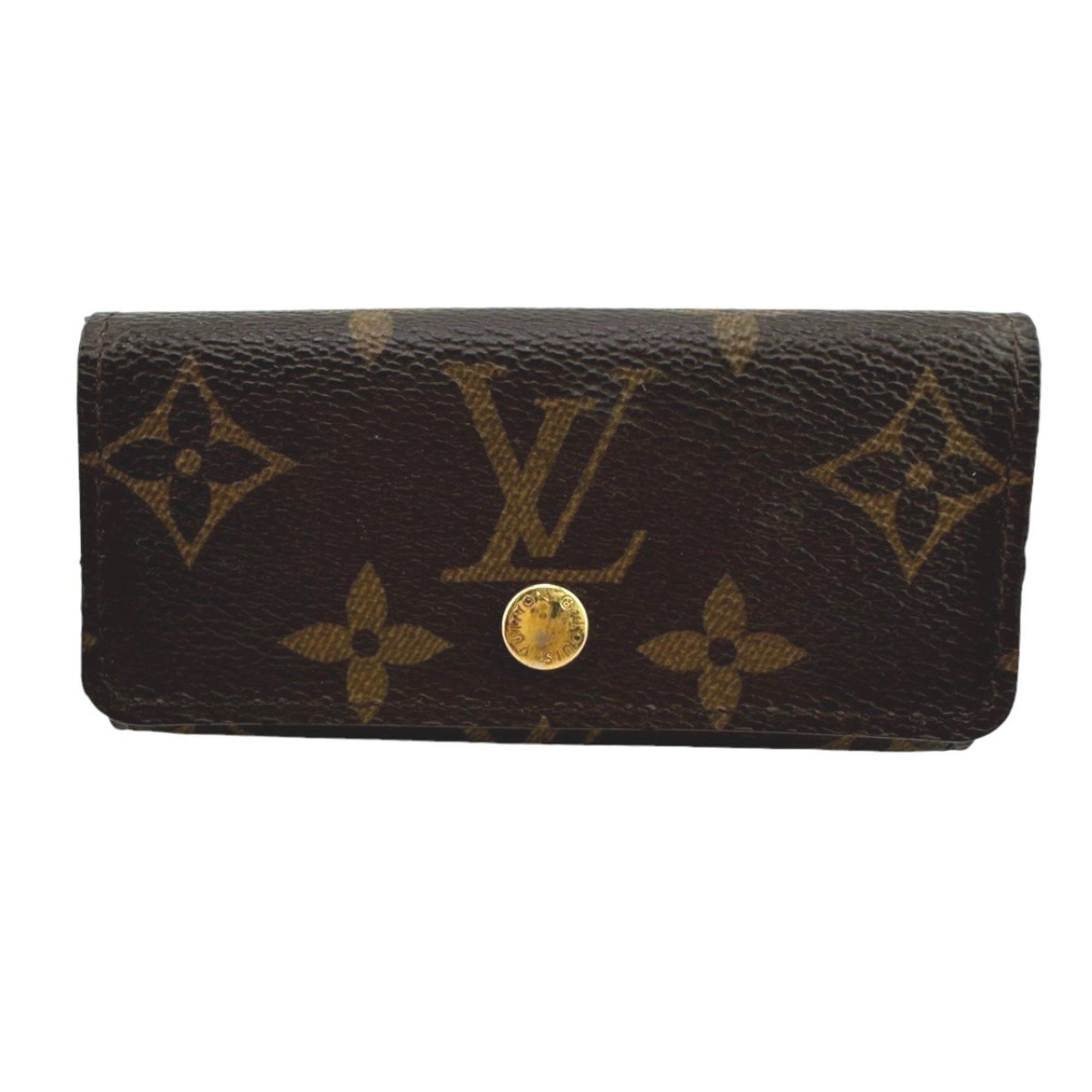 Louis Vuitton Louis Vuitton Key Case Multicle 4 Monogram Canvas M62631 Brown LV Size ONE SIZE - 1 Thumbnail