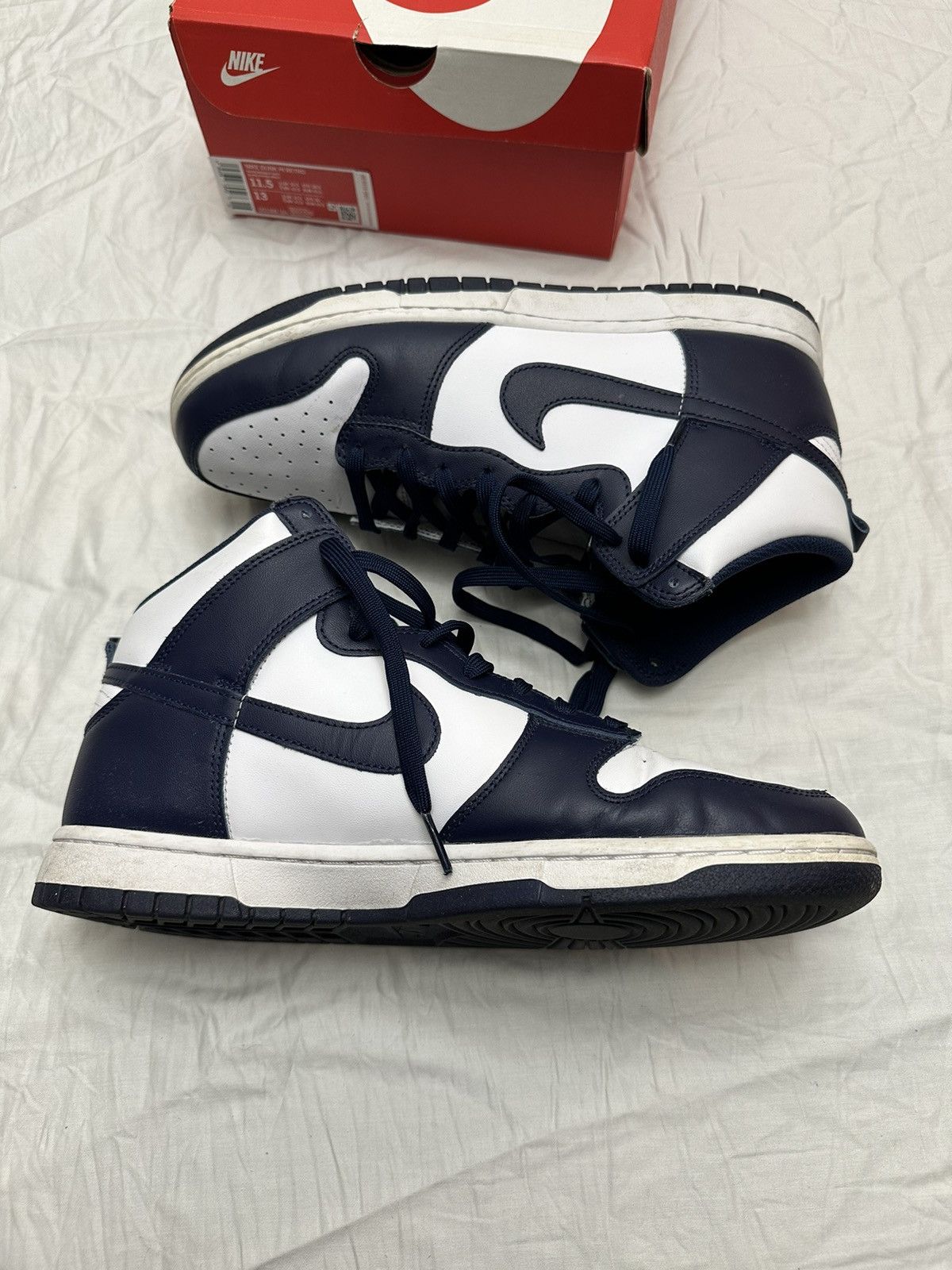 Nike Dunk High Midnight Navy