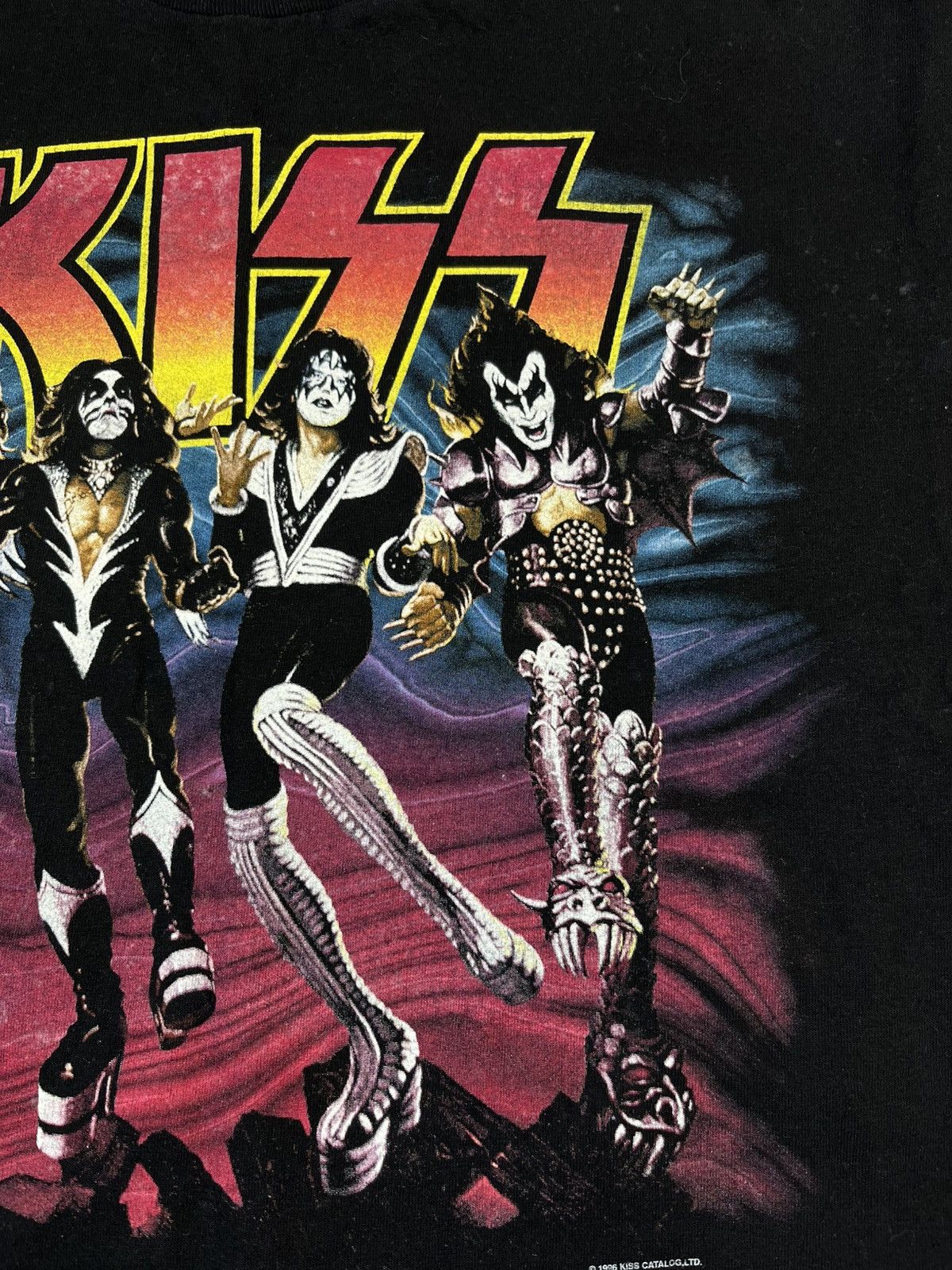 KISS × Vintage Vintage 1996s Kiss Band Tee Destroyer Tour 20 Years Size US XL / EU 56 / 4 - 5 Thumbnail