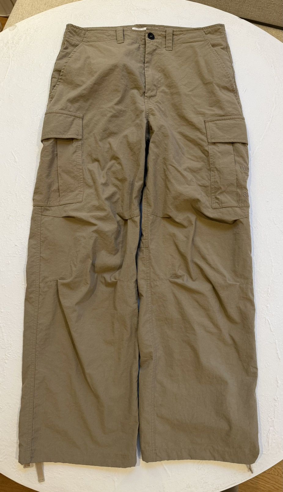 Our Legacy Our Legacy Work Cargo - Laurel Beige Nylon Oxford Size US 32 / EU 48 - 3 Thumbnail