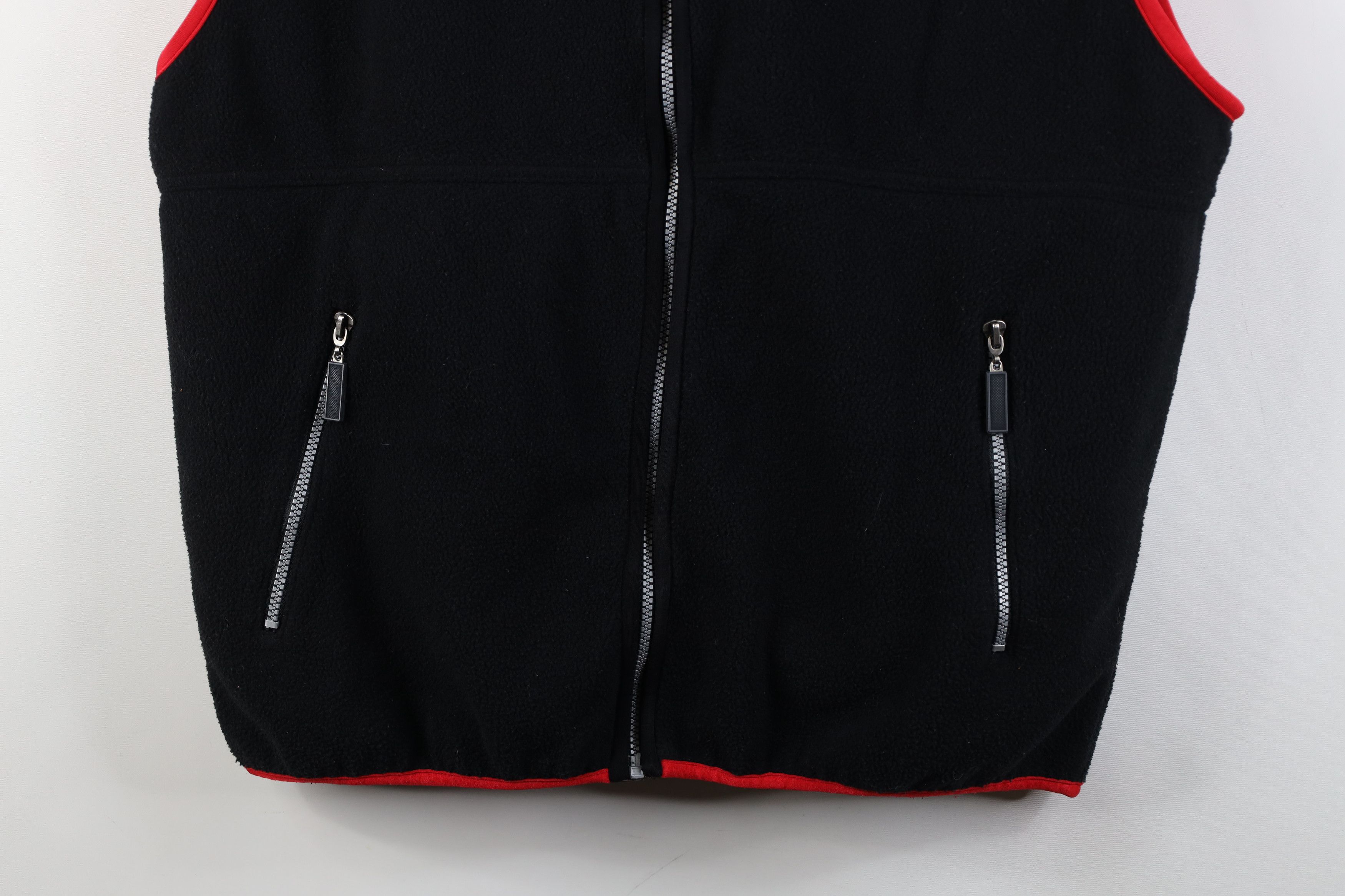 Marlboro Vintage 90s Marlboro Full Zip Fleece Vest Jacket Black Size US M / EU 48-50 / 2 - 3 Thumbnail