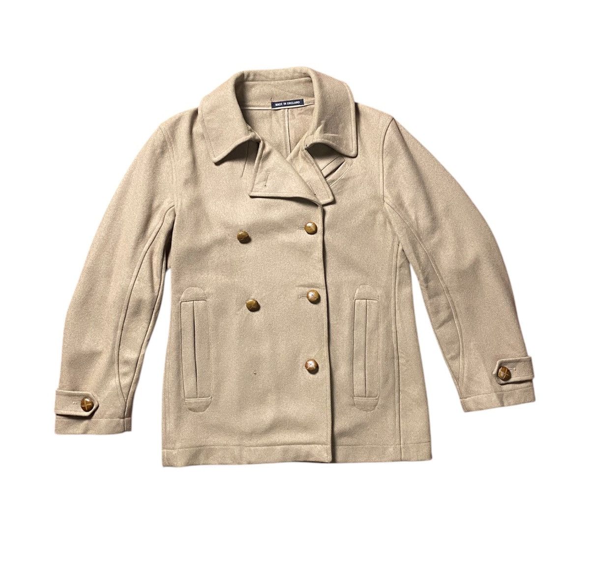 Gloverall × Vintage Vintage Gloverall Wool Trench Jacket | Grailed