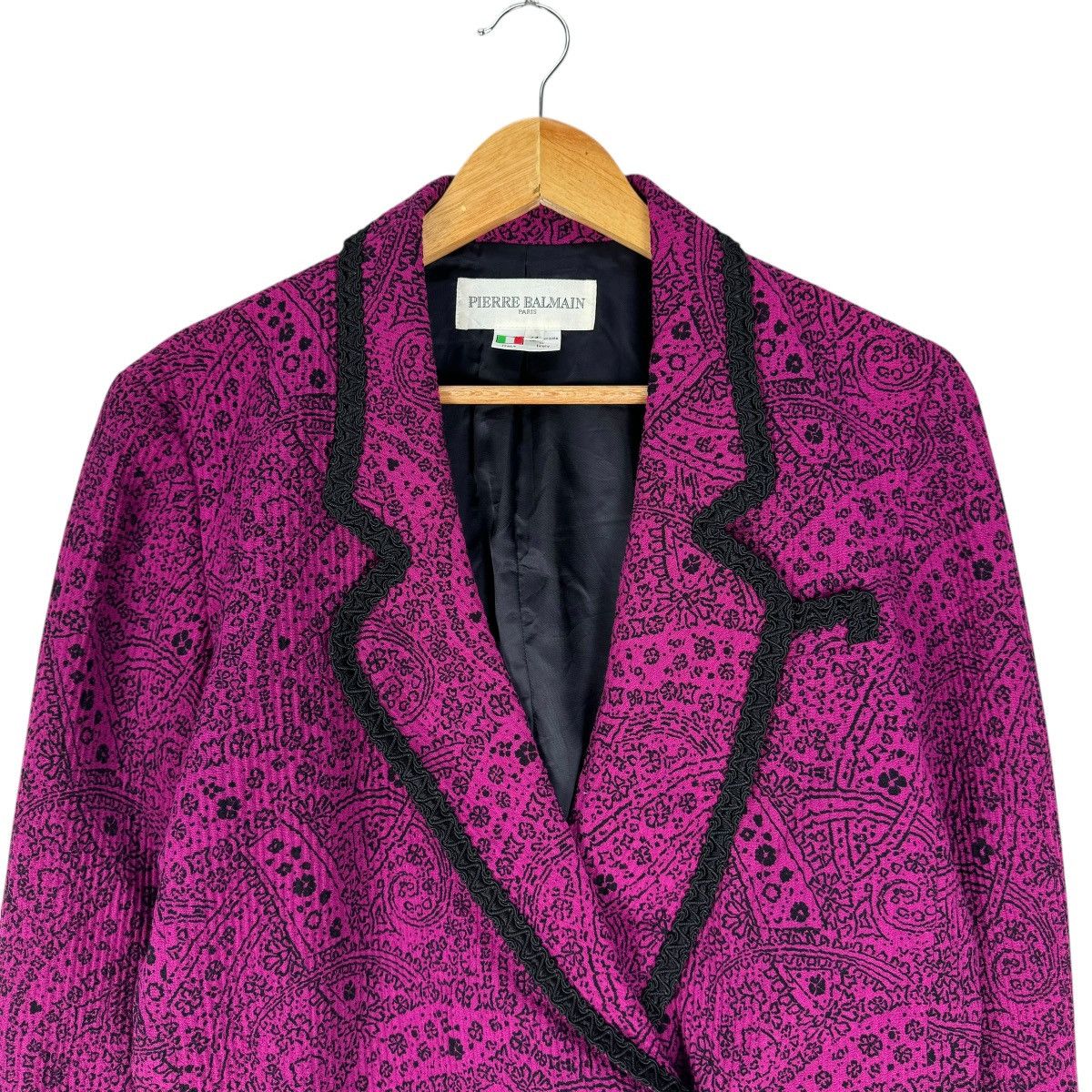 Pierre Balmain 🔥PIERRE BALMAIN PAISLEY CROPPED BUTTON JACKET Size M / US 6-8 / IT 42-44 - 2 Thumbnail