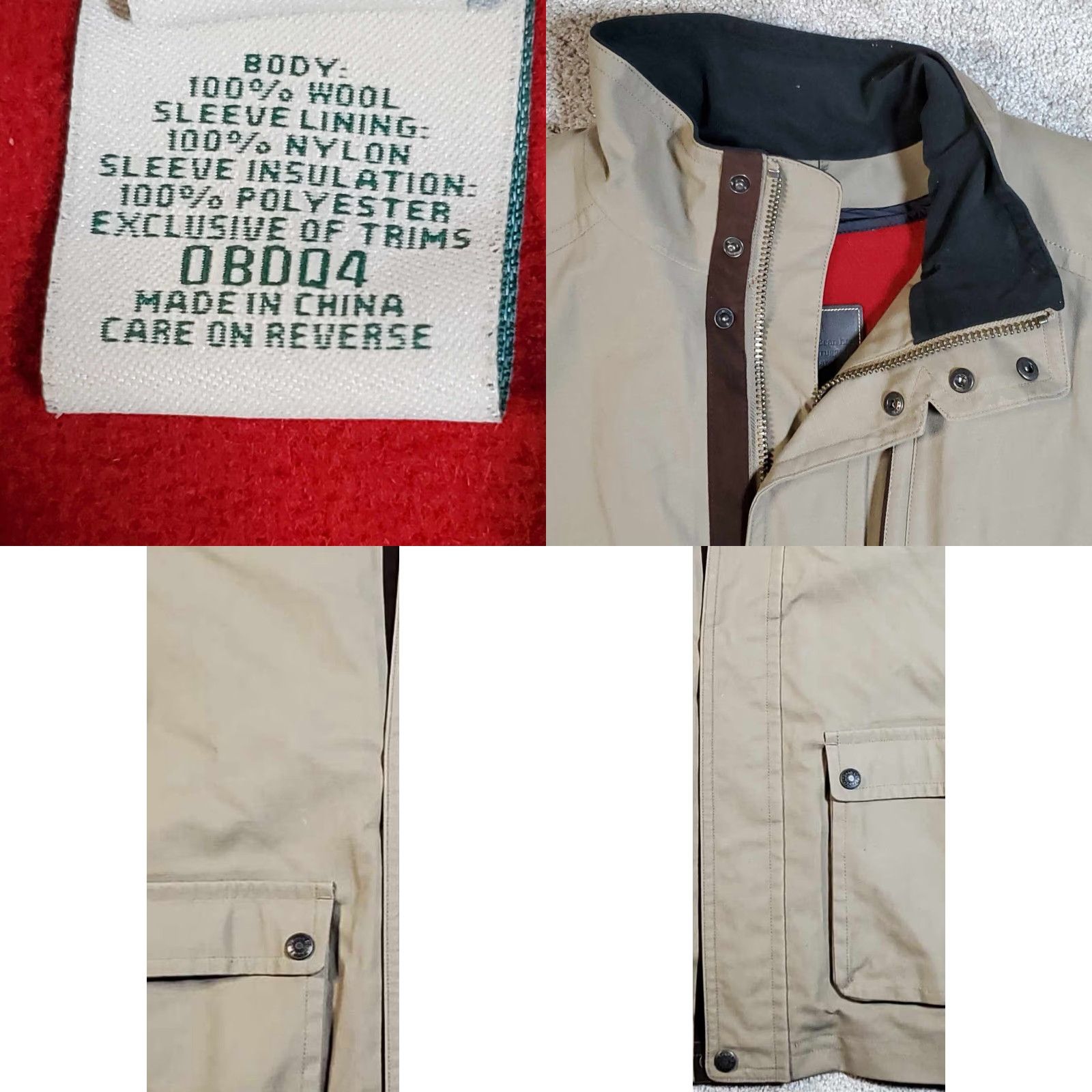 Vintage L.L. Bean Coat Men Brown 2-in-1 Gore-Tex Wool Liner Utility Barn Chore Size XL Mens Size US XL / EU 56 / 4 - 8 Thumbnail