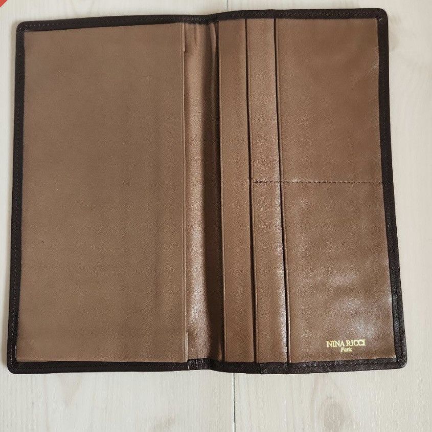 Other 💯 AUTHENTIC NINA RICCI MENS LEATHER LONG WALLET Size ONE SIZE - 3 Thumbnail