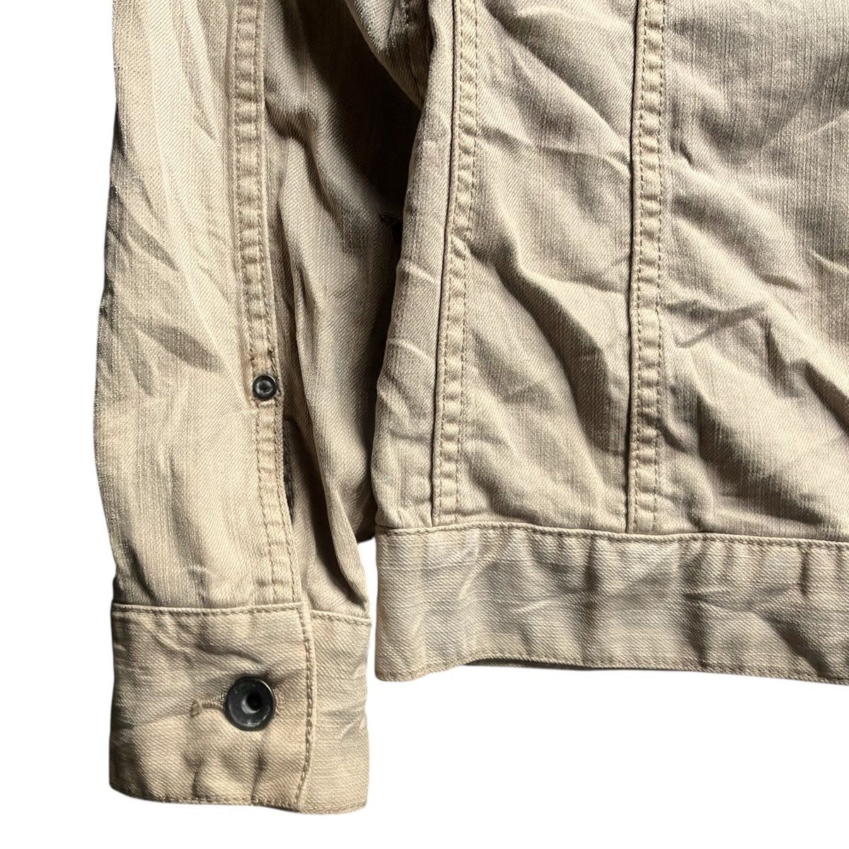 GOSTAR DE FUGA × If Six Was Nine × Le Grande Bleu (L.G.B.) 2000s Gostar De Fuga Faded Lgb Goa Denim Jacket Size US M / EU 48-50 / 2 - 10 Thumbnail