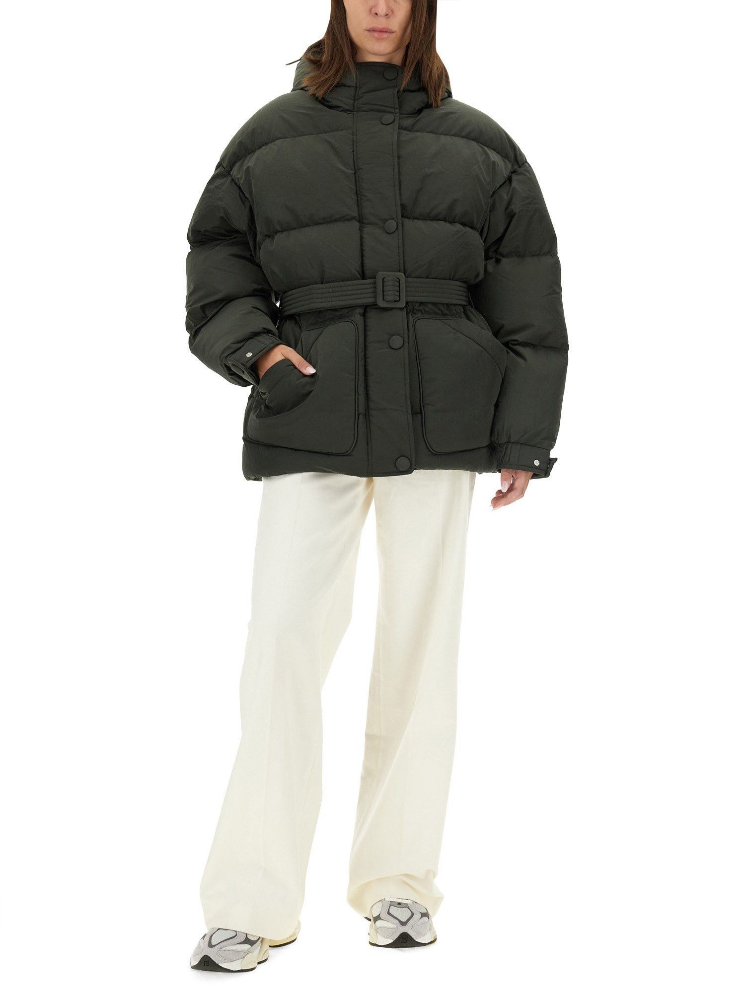 IENKI IENKI o1s22i1n1024 Michlin Belted Down Jacket in Black Size M / US 6-8 / IT 42-44 - 2 Thumbnail