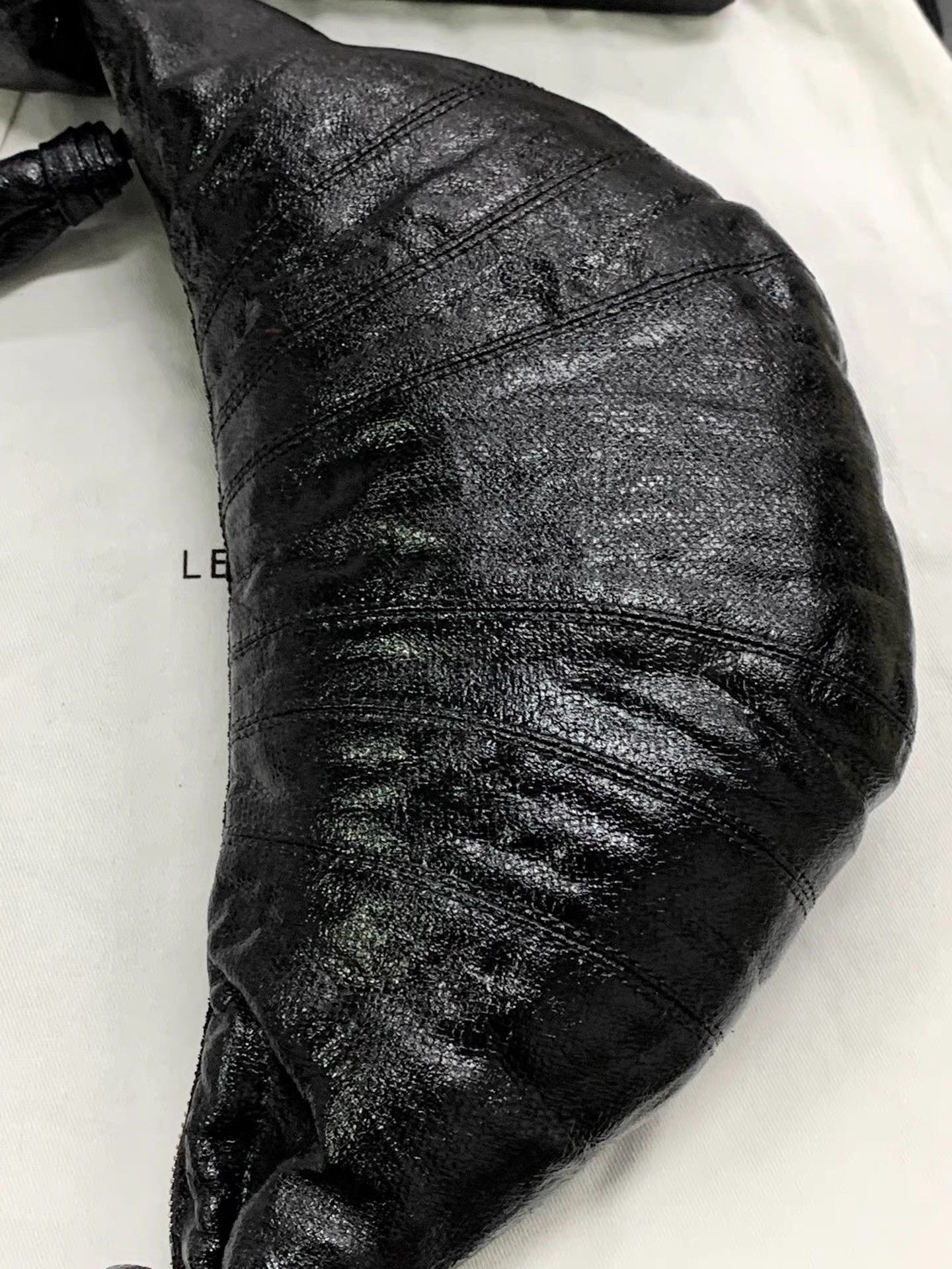 Lemaire Lemaire Small Black Croissant Bag K34 Size ONE SIZE - 8 Thumbnail