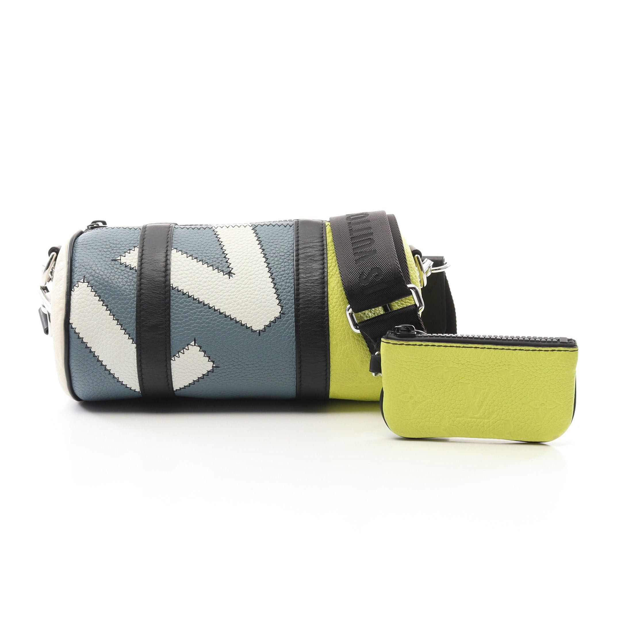 Louis Vuitton Louis Vuitton Porosion Shoulder Bag Leather Gray Yellow Multicolor Size ONE SIZE - 1 Thumbnail
