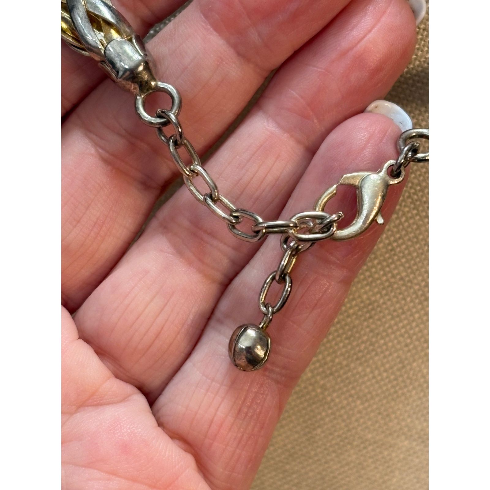 Other Vintage Two Tone Braided Chain Collar Necklace 55g Size ONE SIZE - 3 Thumbnail
