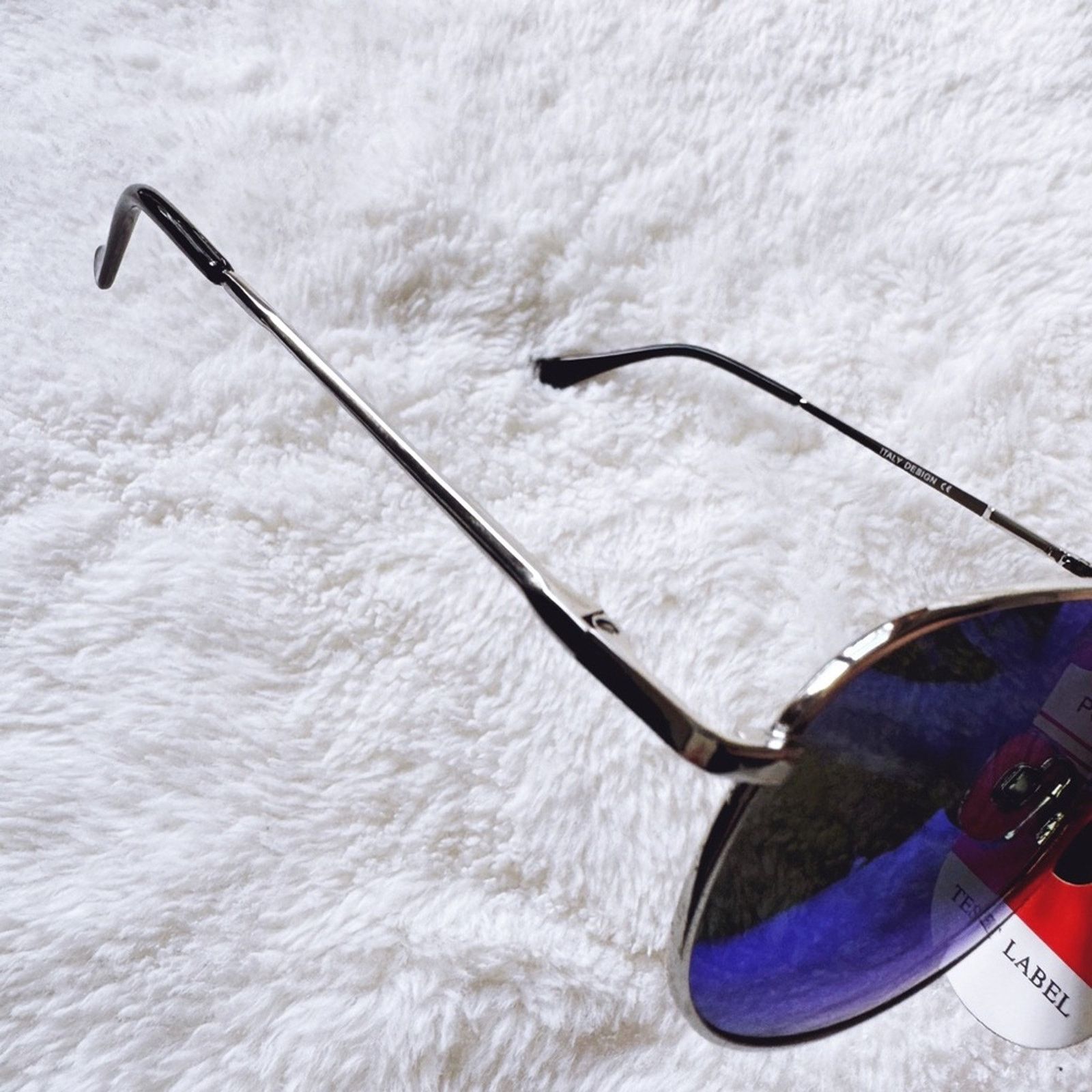 Other Freya Blue w/Silver Rim Mirrored Sunglasses Size ONE SIZE - 5 Thumbnail