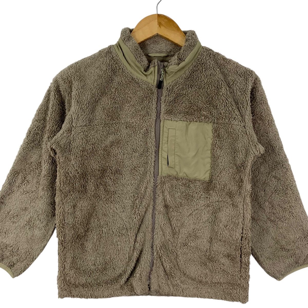 Global Work GLOBAL WORK JAPAN Retro X Pocket Sherpa Fleece Bomber Jacket Size S / US 4 / IT 40 - 6 Thumbnail