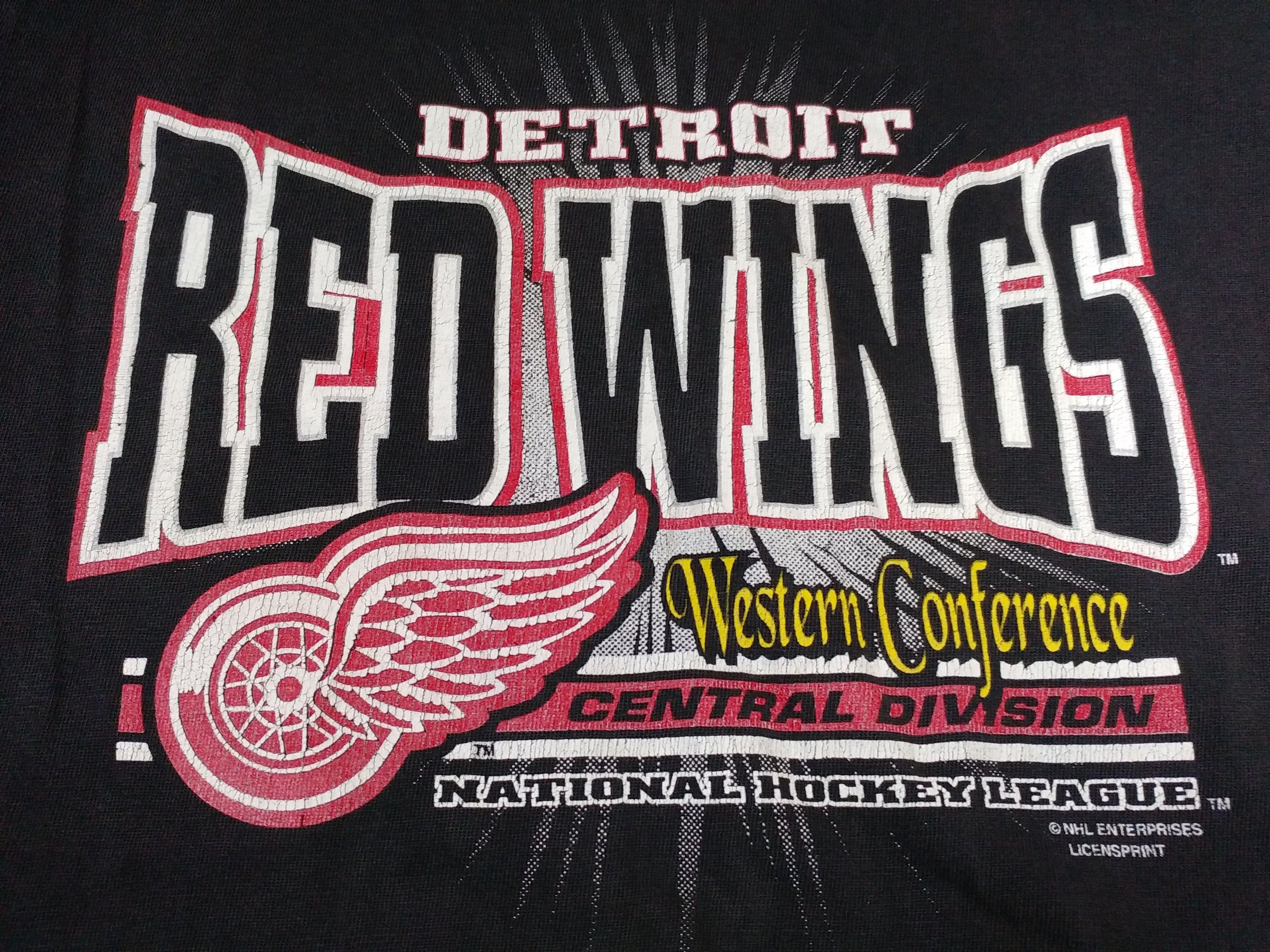 NHL NHL Detroit Red Wings jersey vintage t-shirt 90s hip-hop L Size US L / EU 52-54 / 3 - 5 Thumbnail