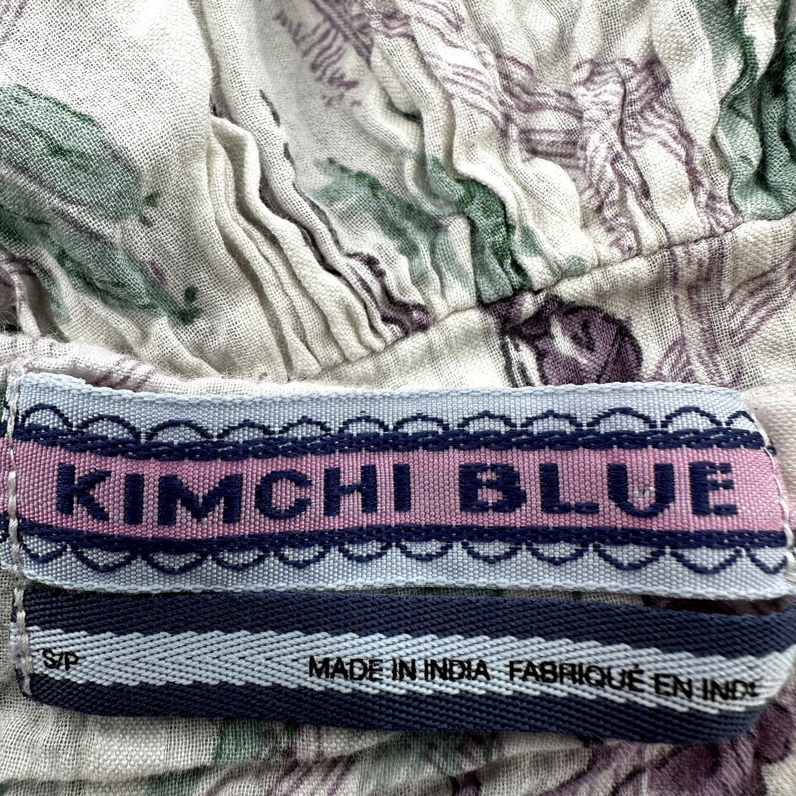 Urban Outfitters Kimchi Blue Pria Dress Puff Sleeve Floral S