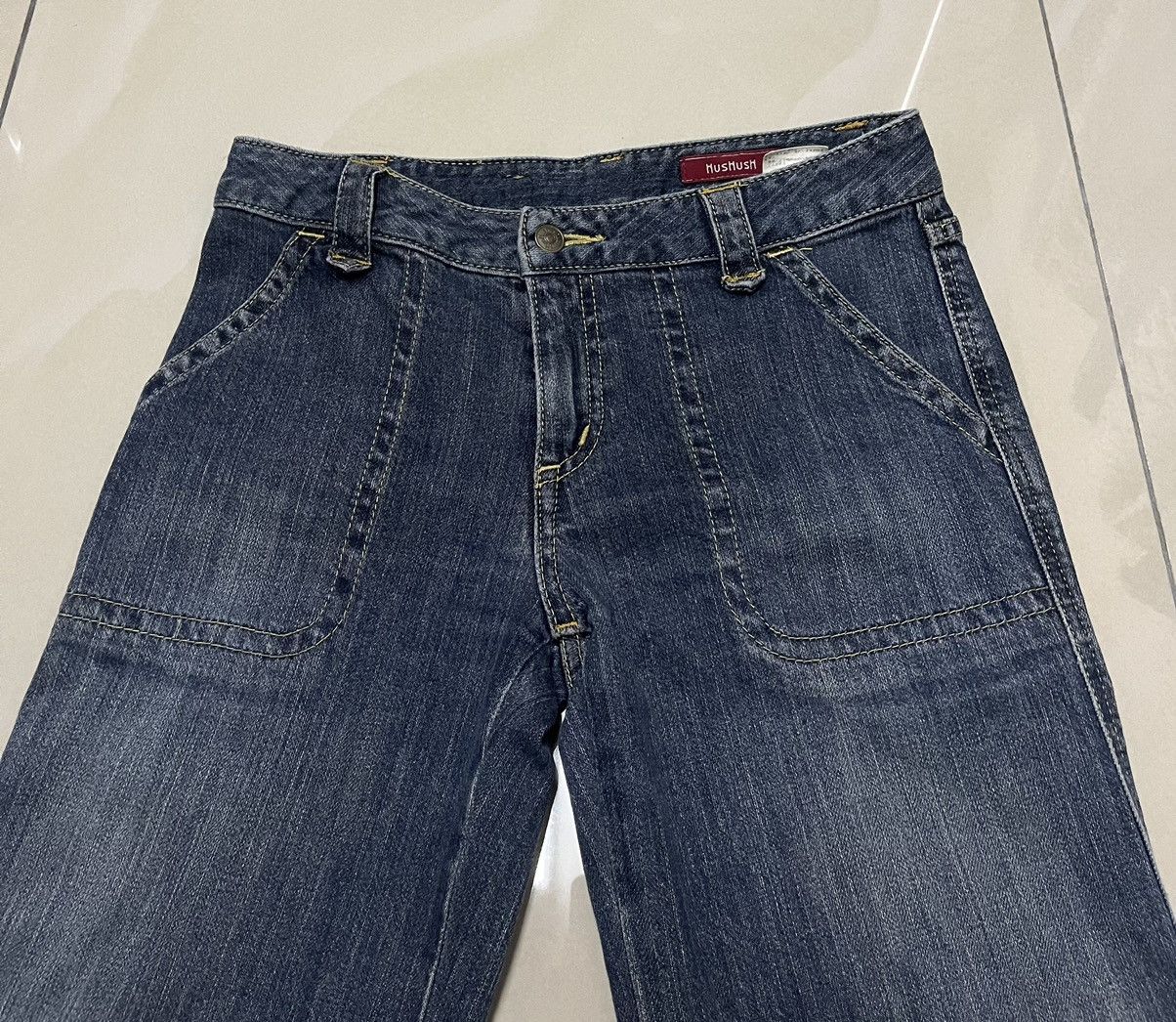 Tornado Mart Flare jeans Hush hush baggy low rise baker pant wideleg F1 Size US 30 / EU 46 - 3 Thumbnail