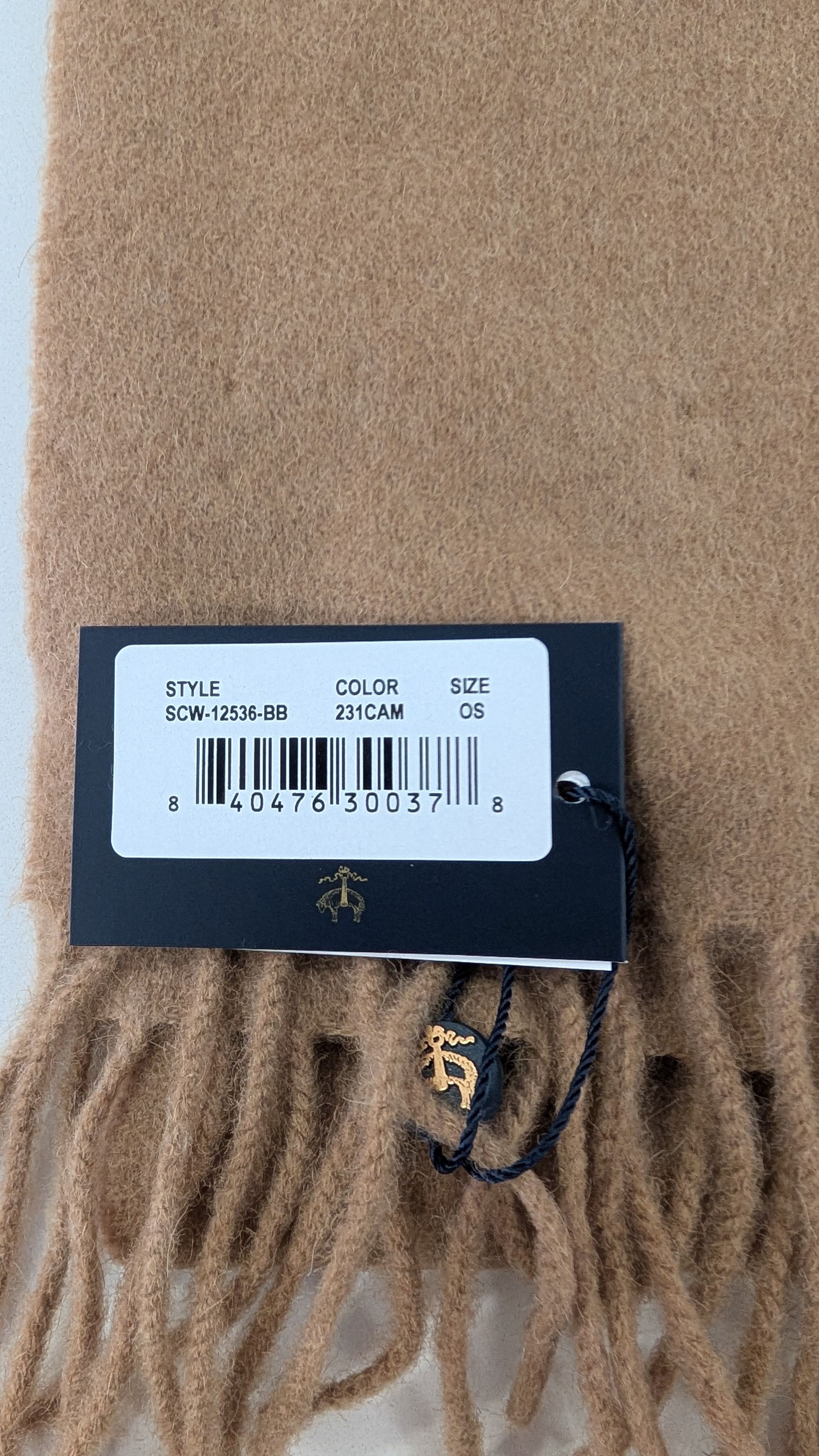 Brooks Brothers BROOKS BROTHERS Signature Camel Hair Scarf Size ONE SIZE - 3 Thumbnail