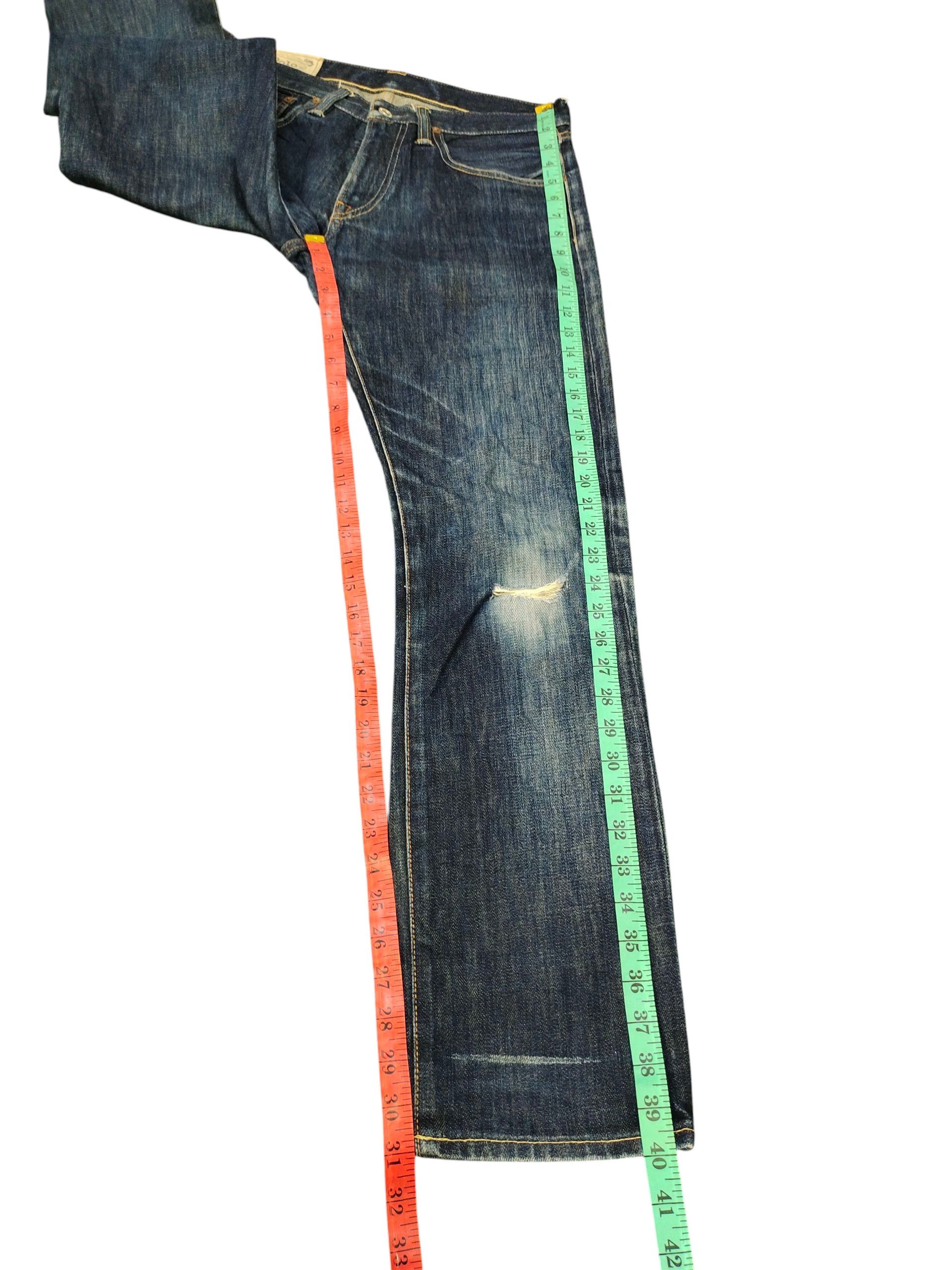 Polo Ralph Lauren Vintage Polo Ralph Lauren Varick Slim Straight Distress Jean Size US 31 - 17 Thumbnail