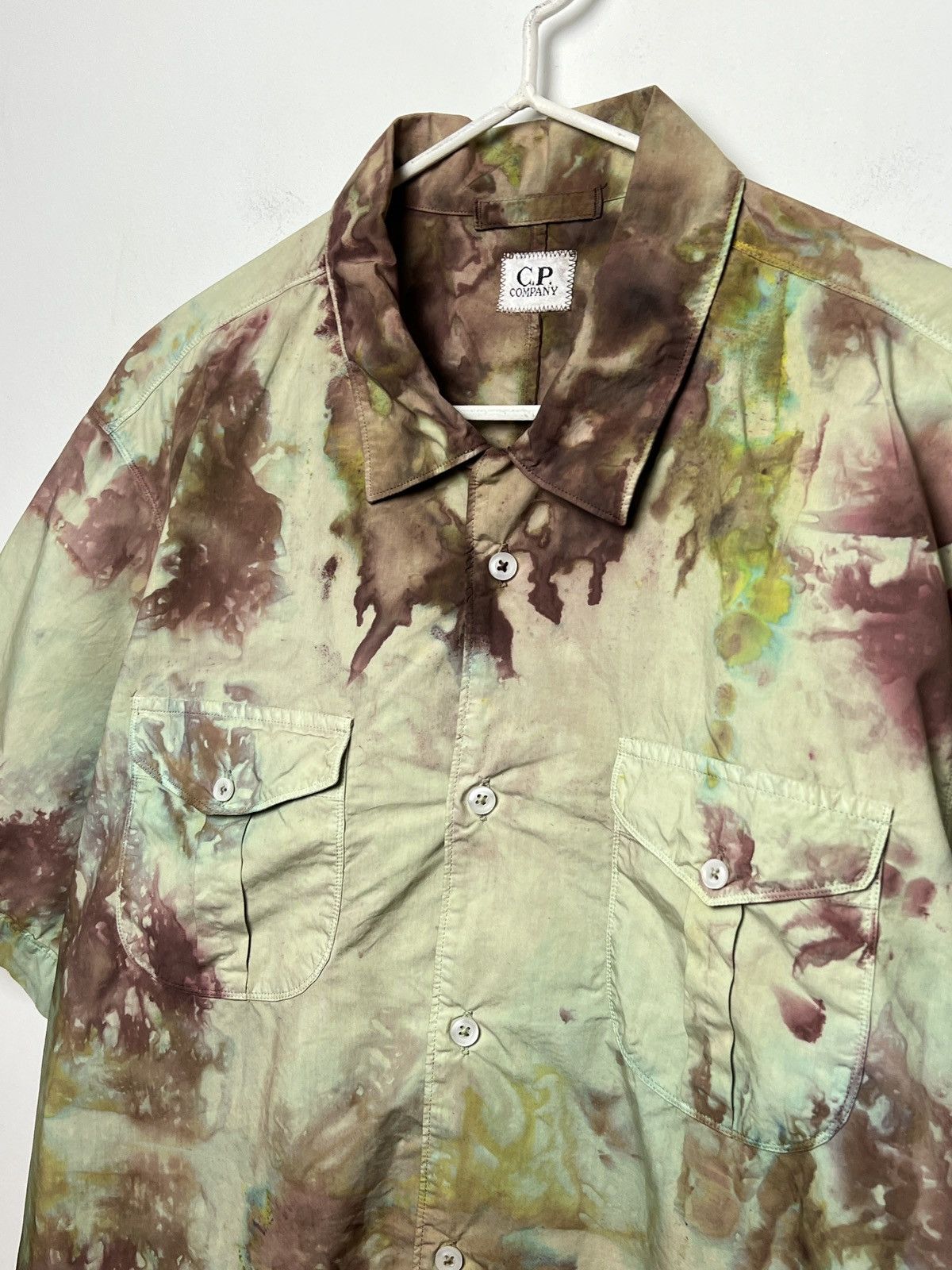 C.P. Company cp company stone island y2k camo tie dye shirt vintage Size US L / EU 52-54 / 3 - 3 Thumbnail
