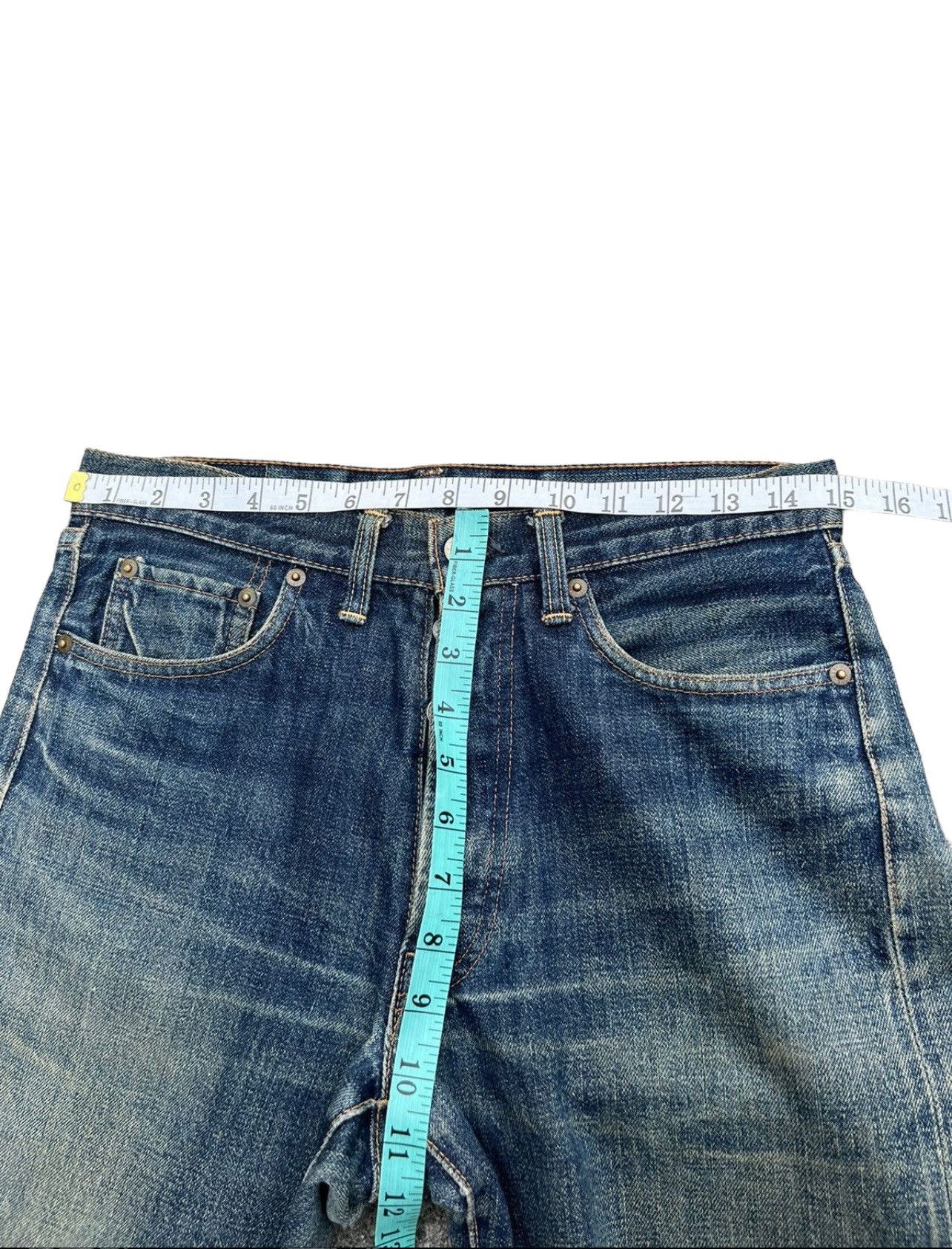 Denime VTG 90s DENIME Orizzonti Ageing Mud Denim Selvedge Jeans Size US 30 / EU 46 - 3 Thumbnail