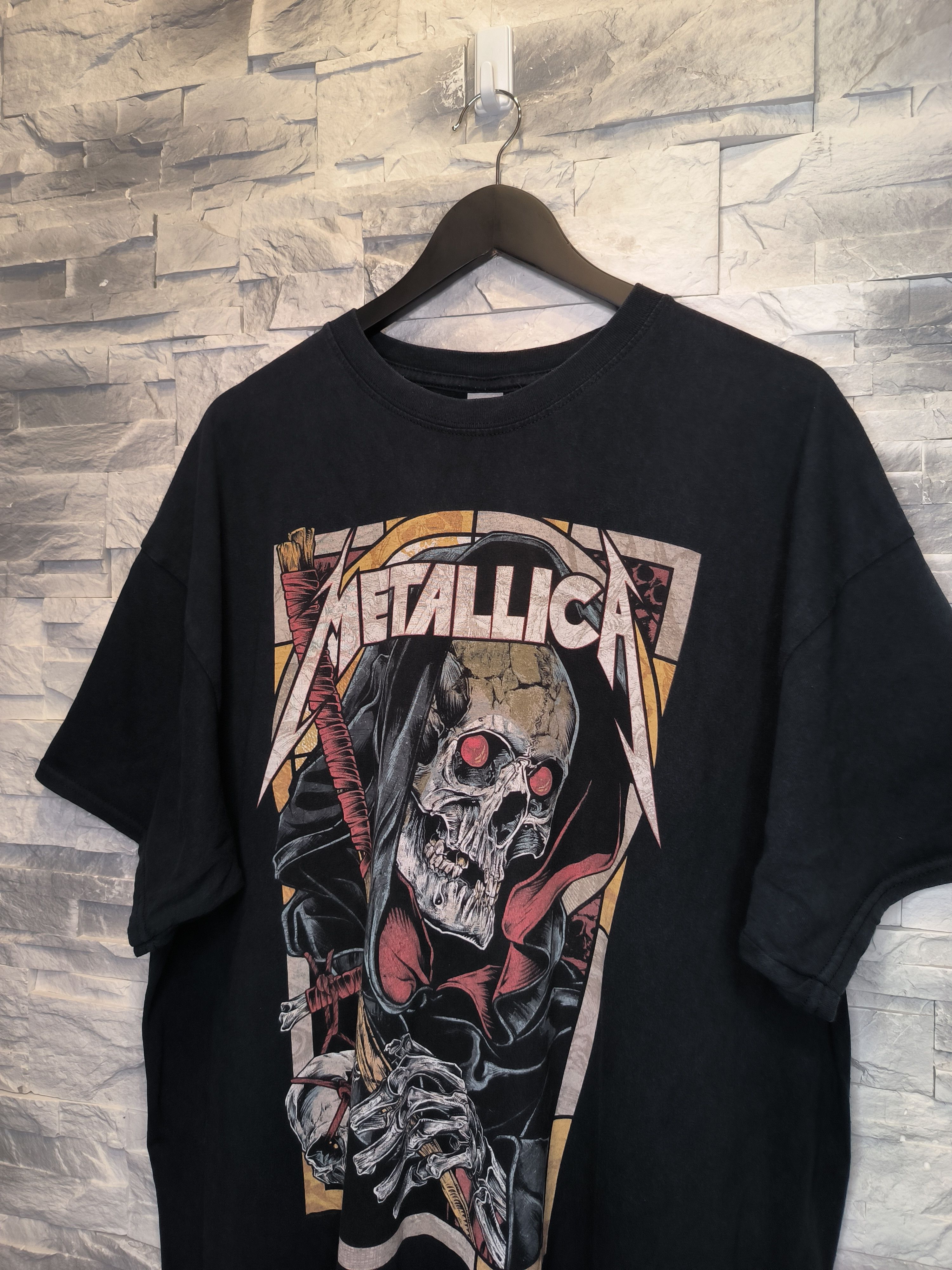 Band Tees Vintage Metallica T-Shirt Logo Metal Rock Size US XXL / EU 58 / 5 - 3 Thumbnail