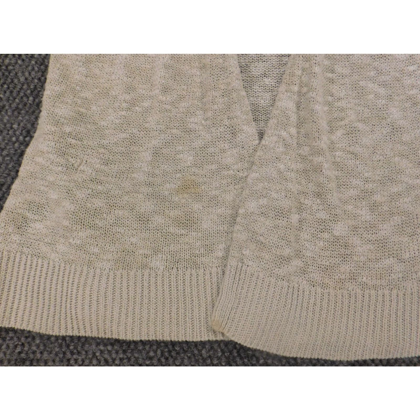 Loft Loft Beige Cardigan Knit Crew Neck Long Sleeve XS Regular Women Vintage? No Size XS / US 0-2 / IT 36-38 - 4 Thumbnail