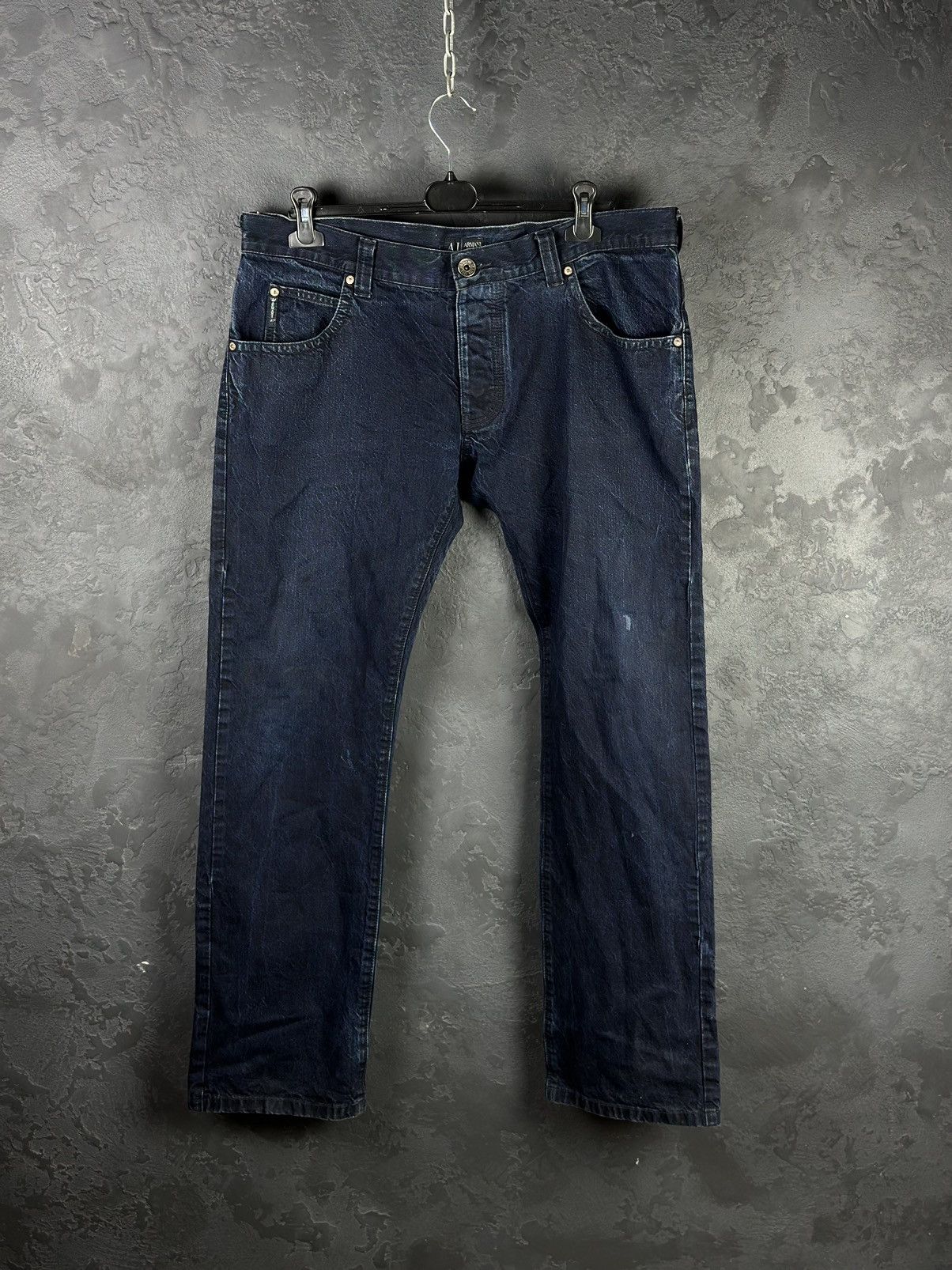 Vintage Armani Jeans Japanese Distressed Jeans