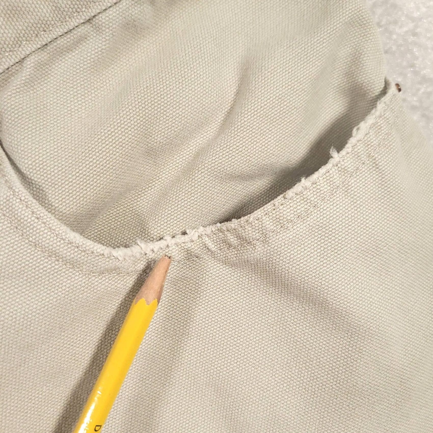 Vintage Columbia Pants Mens 36x32 Beige Cotton Canvas 5 Pocket Hiking Workwear Pants Size US 36 / EU 52 - 7 Thumbnail