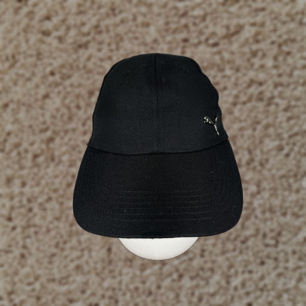 Puma PUMA Hat Cap Snapback One Size Black Silver Logo Adjustable Men Adult Polyester Cap Hat Size ONE SIZE - 1 Thumbnail