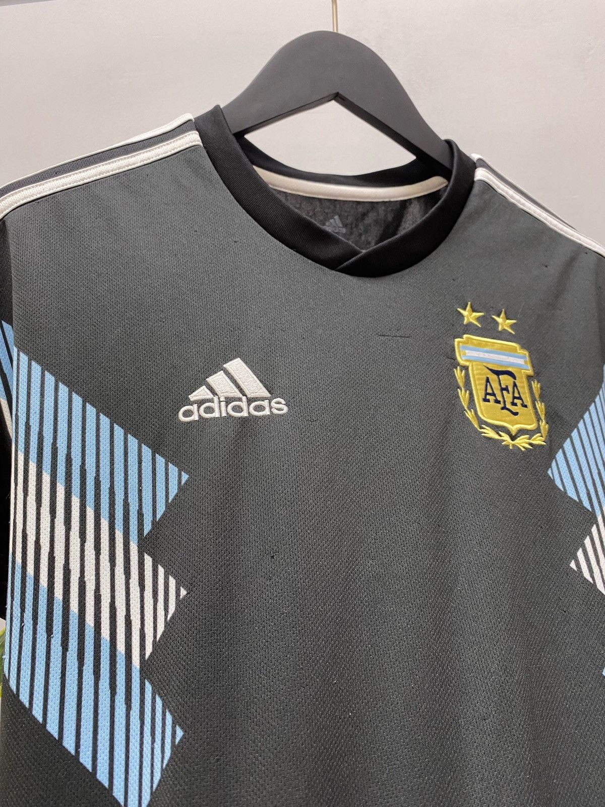 Adidas Adidas ARGENTINA 2018 2019 Away Football Shirt Soccer Jersey Size US XL / EU 56 / 4 - 11 Thumbnail