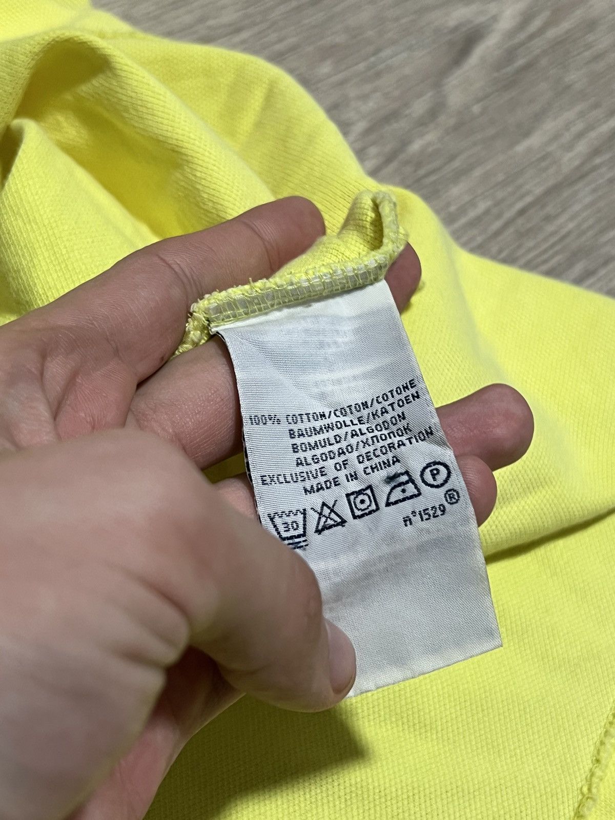Polo Ralph Lauren × Vintage POLO RALPH LAUREN NUMBER 3 YELLOW POLO SHIRT Size US M / EU 48-50 / 2 - 6 Thumbnail