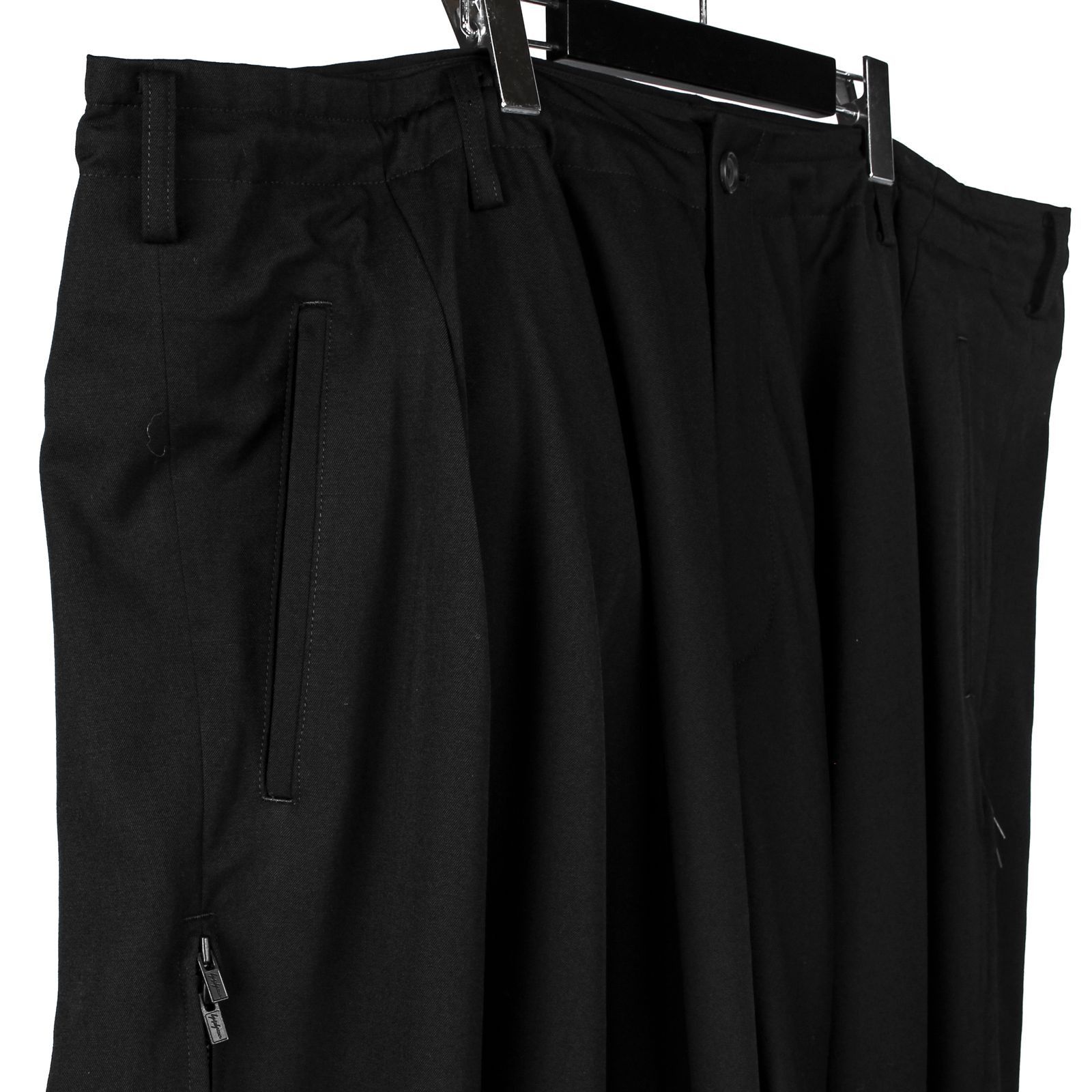 Yohji Yamamoto Yohji Yamamoto Pour Homme Gabardine Side Gusset Draped Pants Size US 30 / EU 46 - 12 Thumbnail
