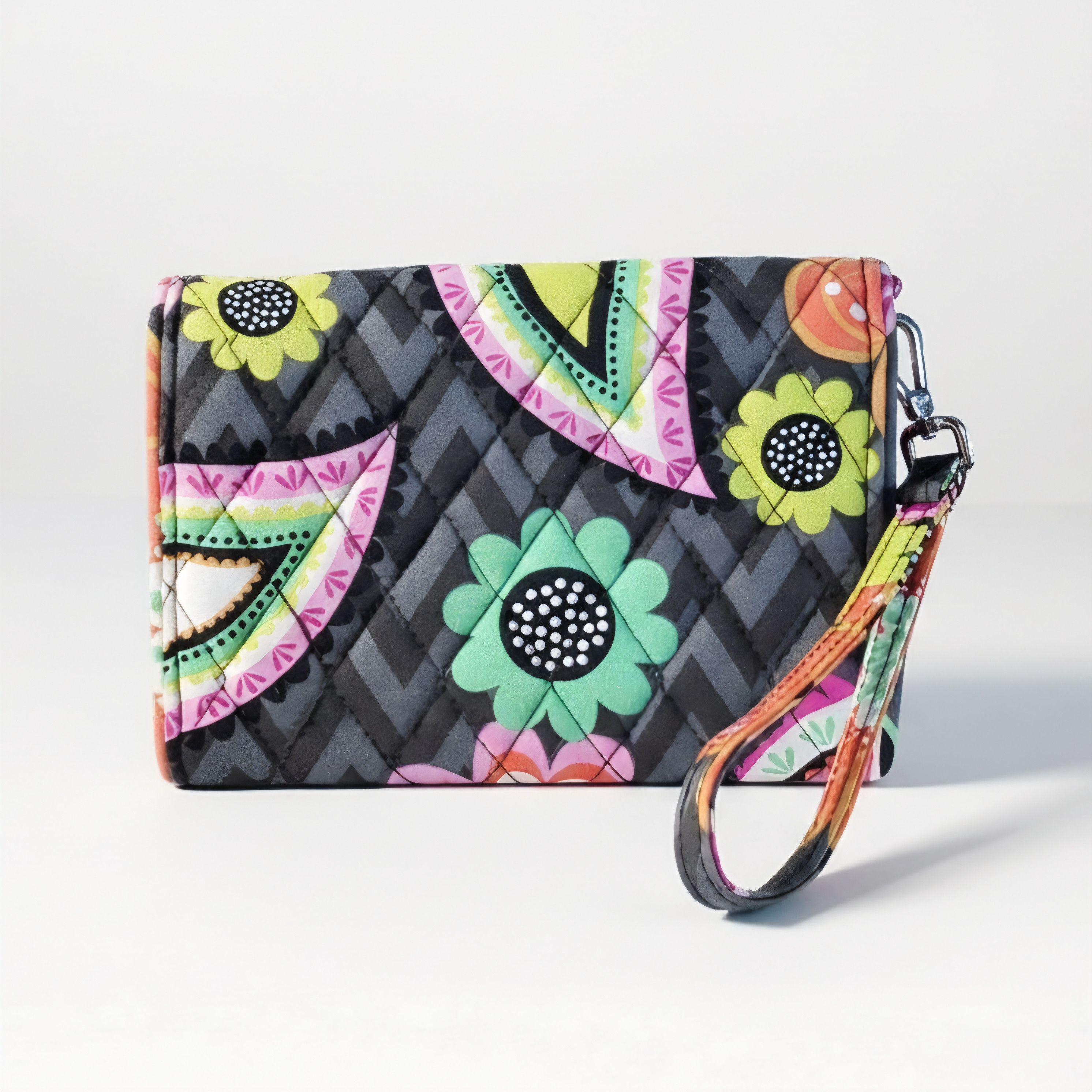 Vera Bradley Vera Bradley Wristlet Wallet Pouch Floral Cotton Quilted Size ONE SIZE - 2 Thumbnail