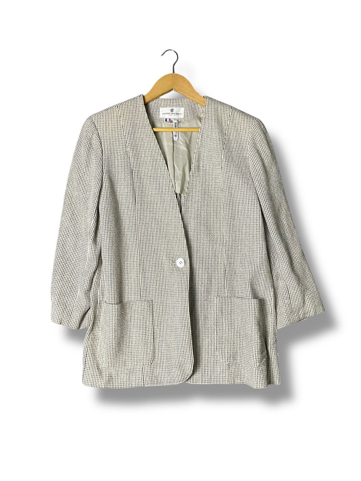 Designer × Pierre Balmain × Vintage Pierre Balmain Textured Coat (56) Size US XXS / EU 40 - 1 Thumbnail