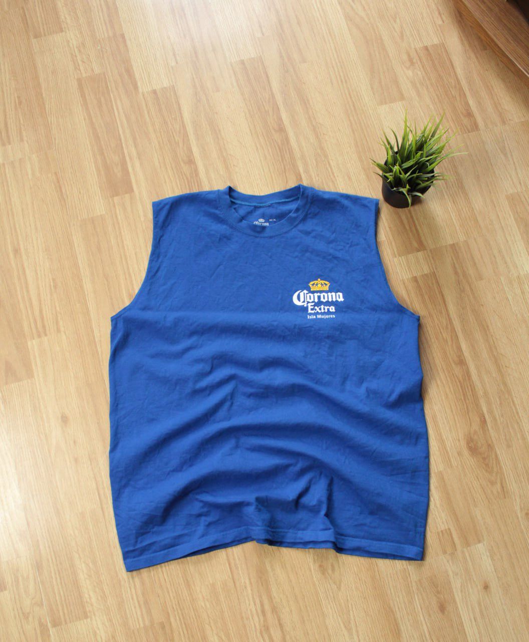 Vintage 🔥 Vintage Corona Extra Y2K Tank Top T Shirt Streetwear Beer Size US XL / EU 56 / 4 - 2 Thumbnail
