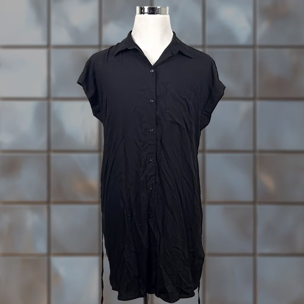 H&M NWT H&M Maternity Dress Black Button Front 100% Viscose Shirt Dress Women M Size M Size M / US 6-8 / IT 42-44 - 1 Thumbnail