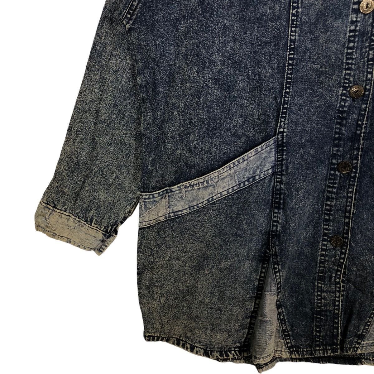 Japanese Brand 🔥90’s Vintage Sisoko Quilted Blue Blue Japan Jacket Size US M / EU 48-50 / 2 - 4 Thumbnail