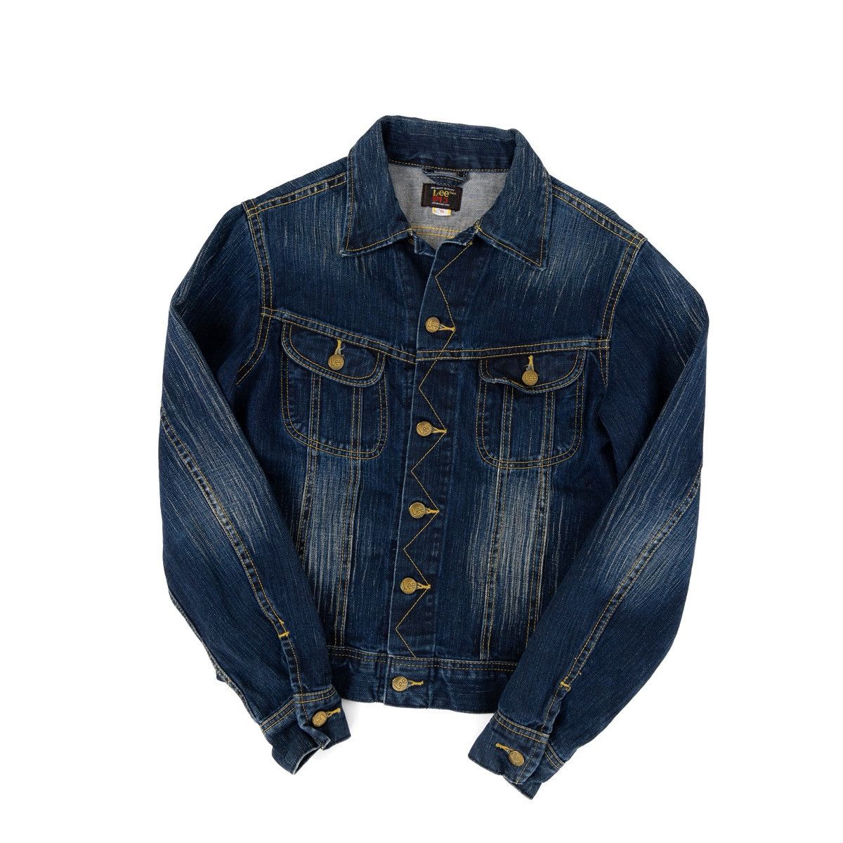 Lee Lee Womens Denim Jacket Vintage Blue Classic Trucker Cotton Size M / US 6-8 / IT 42-44 - 3 Thumbnail