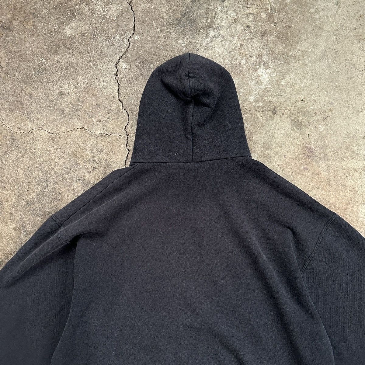 Fruit Of The Loom Vintage Washed Blank Hoodie Vintage Boxy XL 90s Size US XL / EU 56 / 4 - 6 Thumbnail