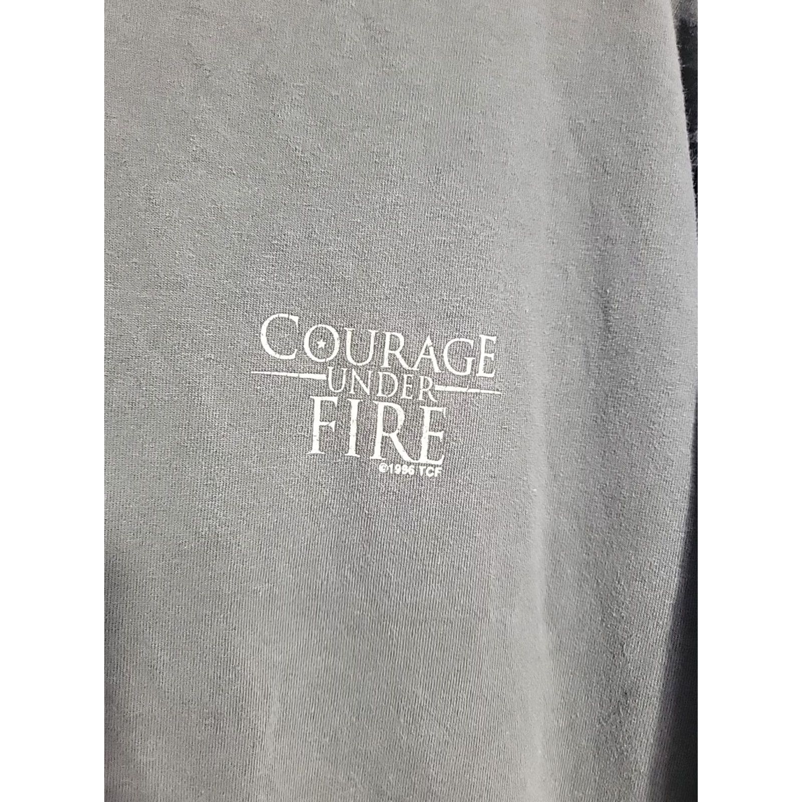 Vintage VINTAGE Courage Under Fire Movie Promo Shirt Mens XL Green Denzel Washington Size US XL / EU 56 / 4 - 2 Thumbnail