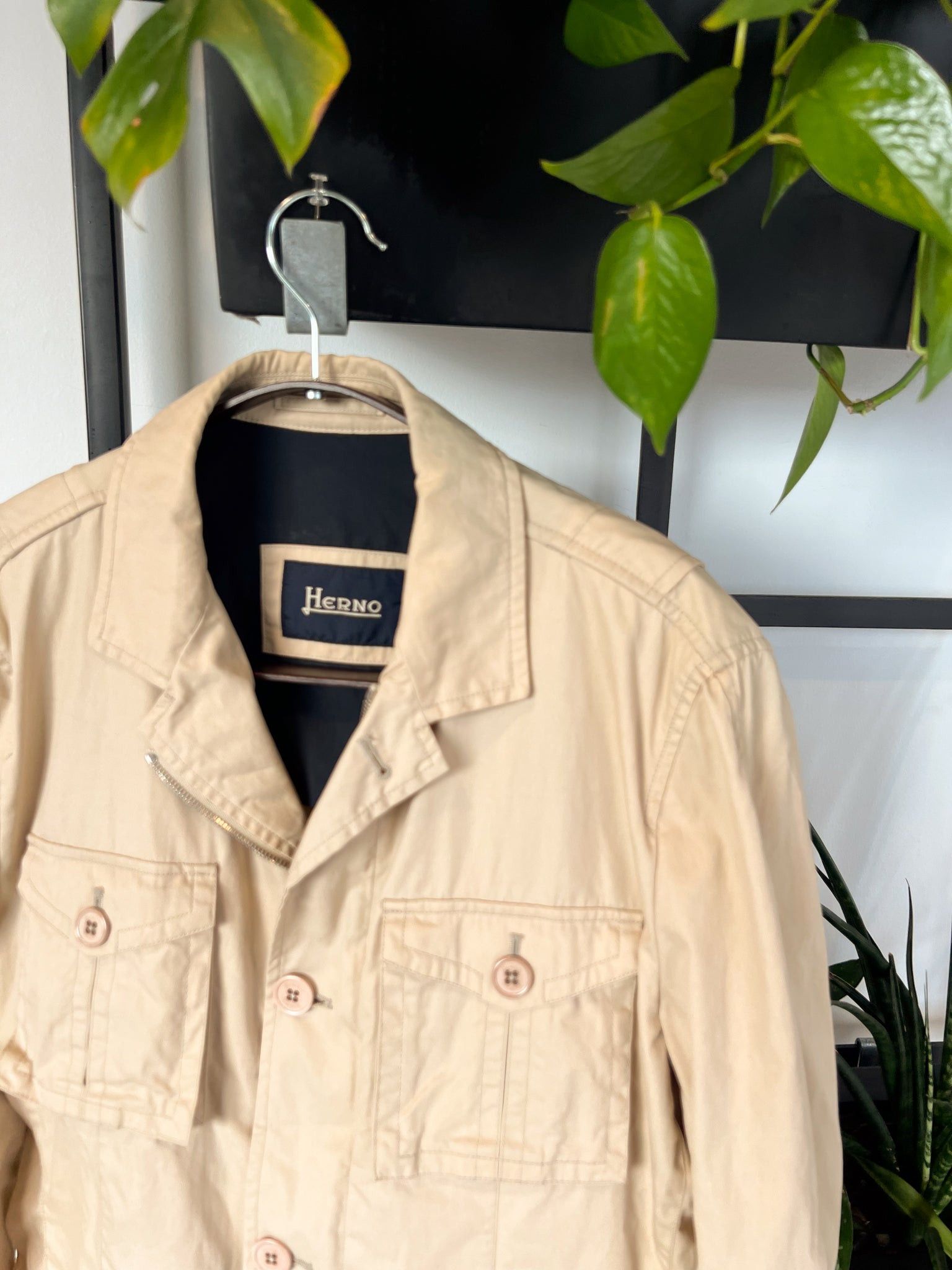 Herno Herno Beige Safari Jacket | Grailed