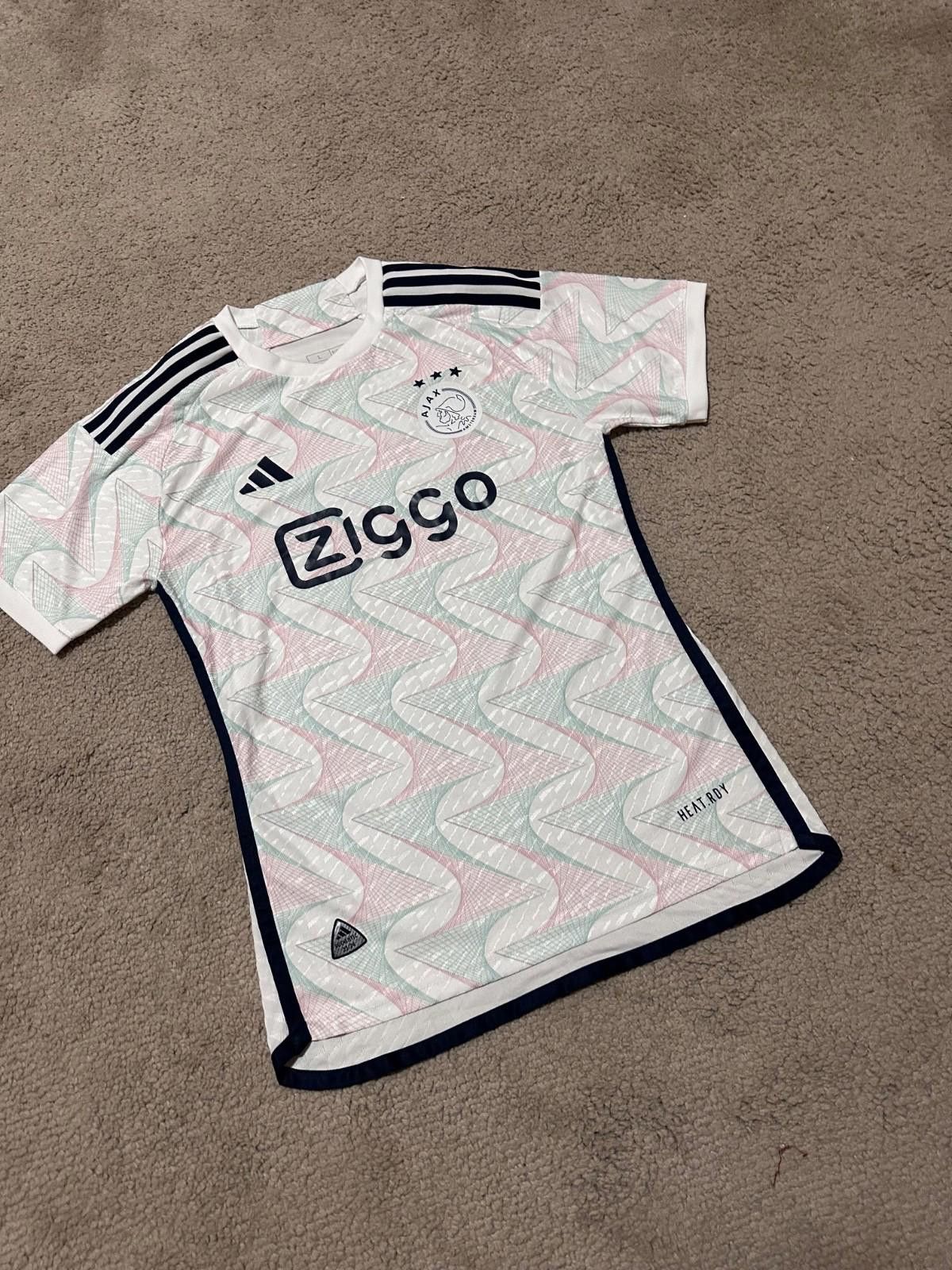 Adidas FC AJAX AMSTERDAM 2023/24 FOOTBALL SOCCER SHIRT AWAY ADIDAS Size US L / EU 52-54 / 3 - 2 Thumbnail
